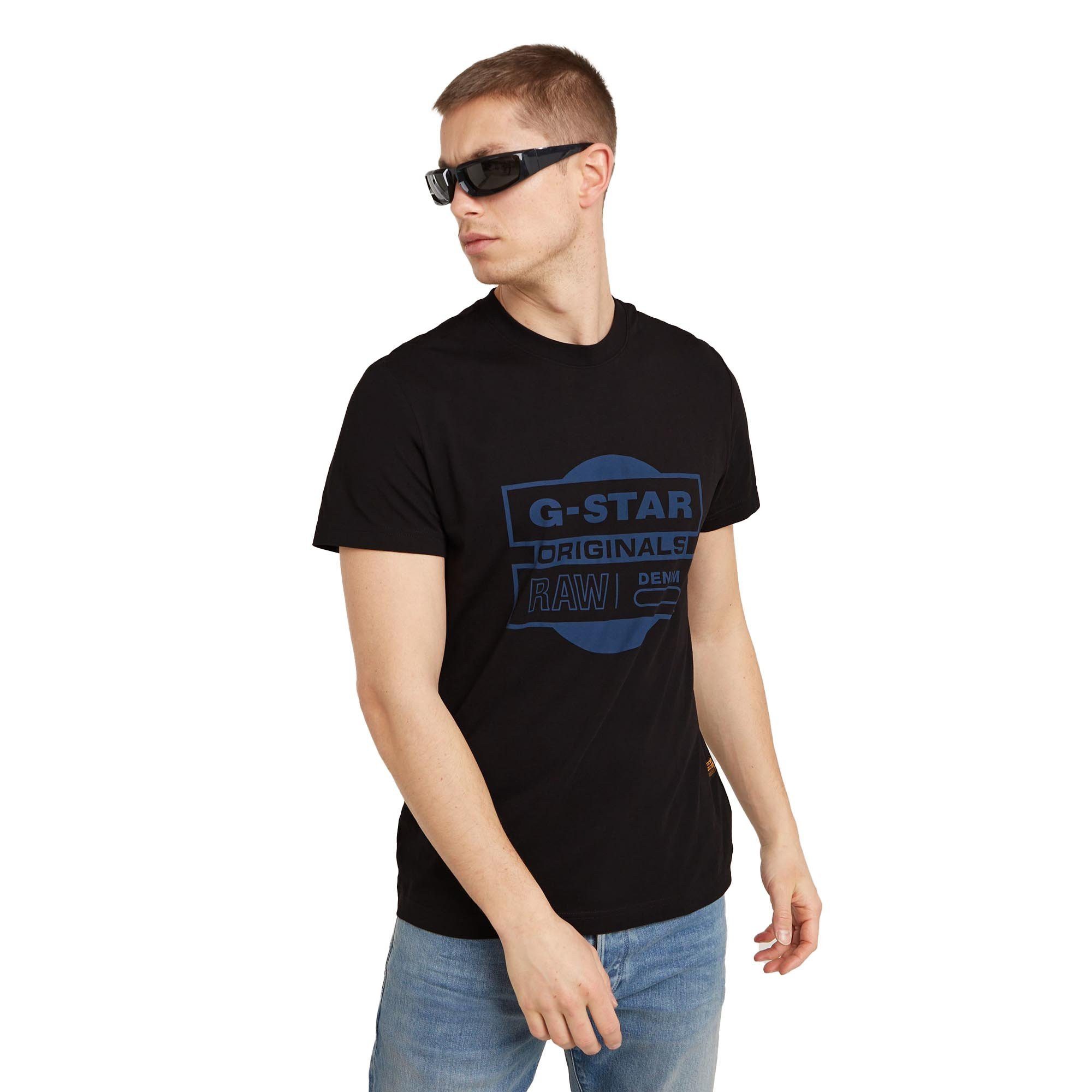 G-STAR T-Shirt Herren T-Shirt 1er Pack Baumwolle (Packung, 1er Pack)