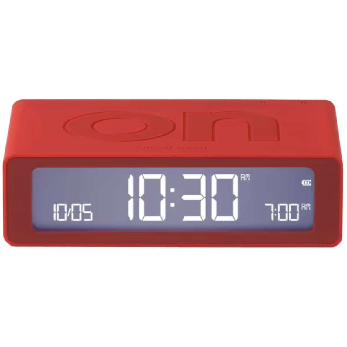 Lexon Quarzwecker LR158R4 Digitalwecker Flip Mini Rot