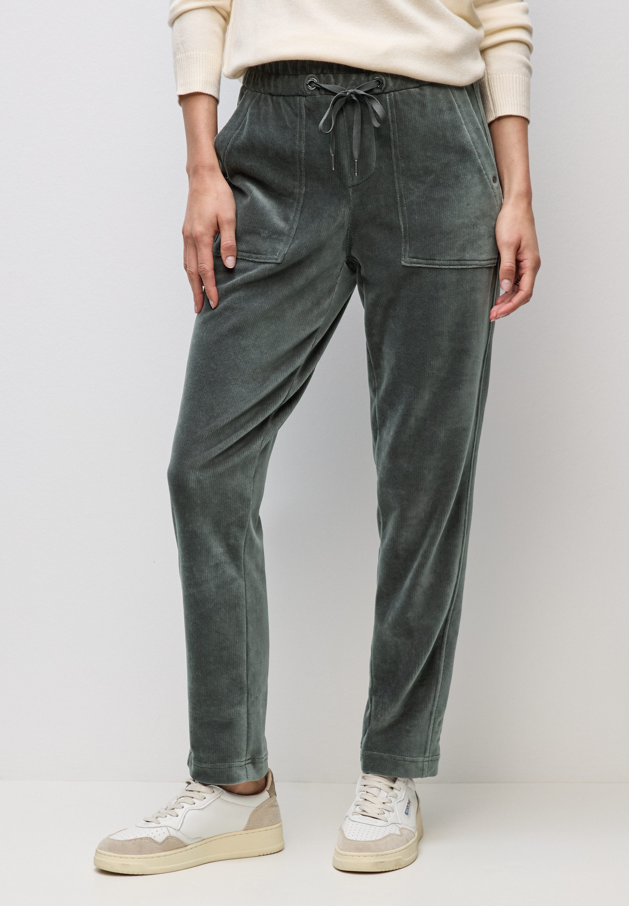 STREET ONE Stoffhose Elastikbund mit Tunnelzug günstig online kaufen