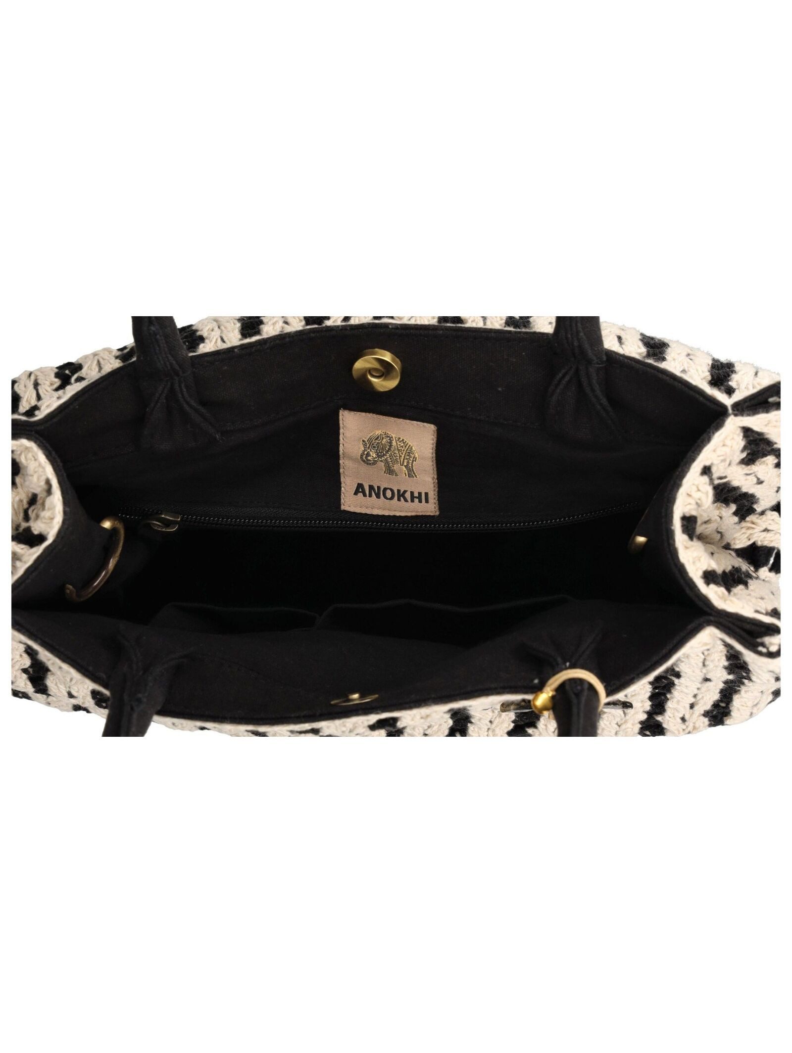 Anokhi Handtasche Taschen Baumwolle .