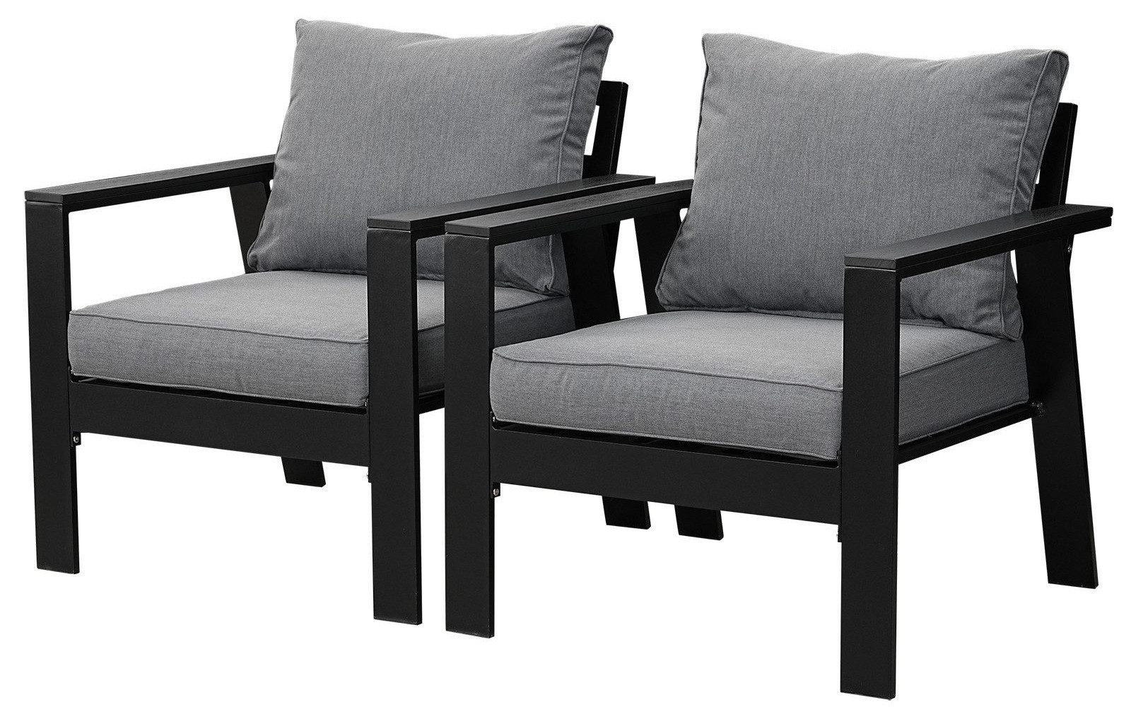MeXo Gartenlounge-Set Gartenmöbel Set Aluminium Loungeset günstig online kaufen