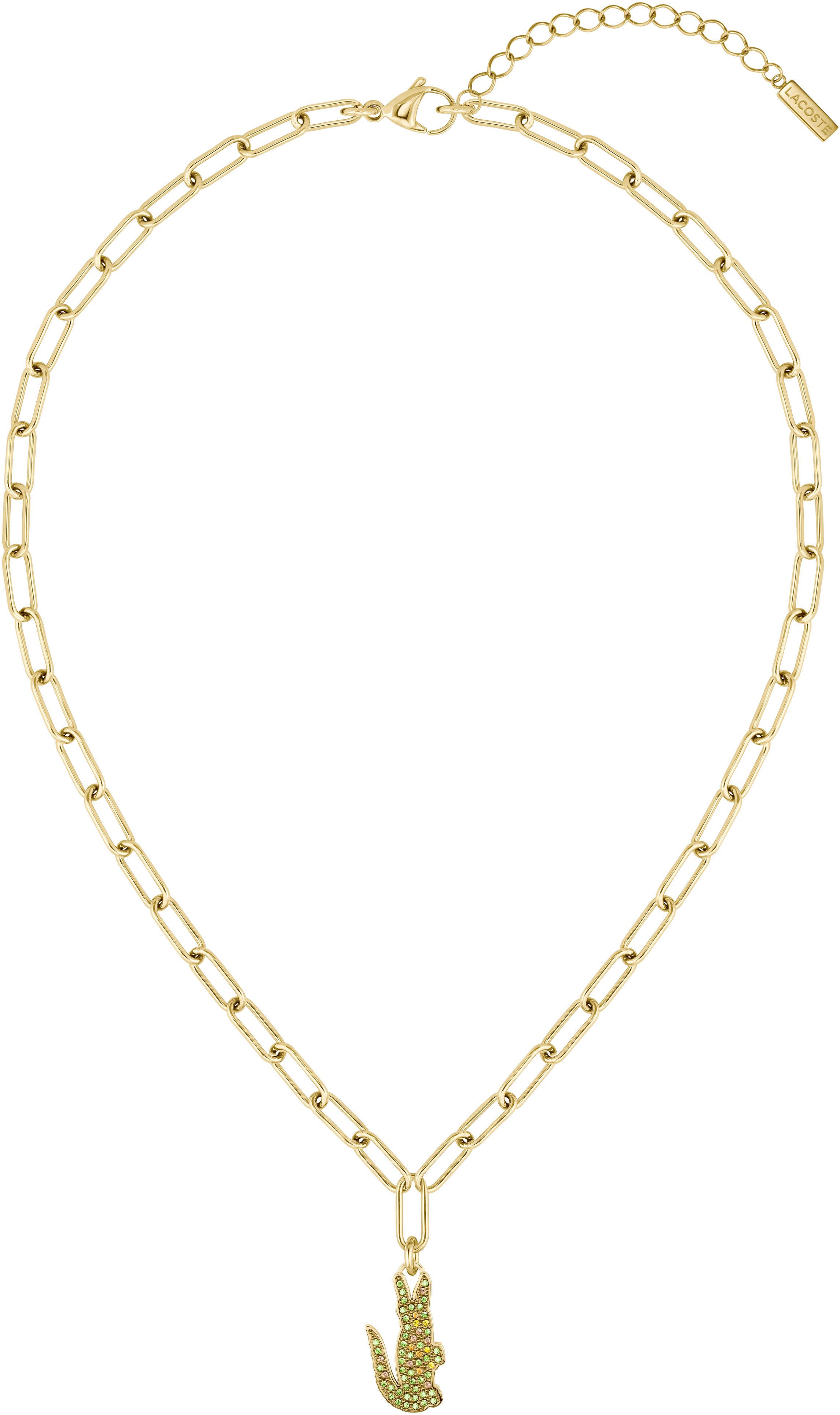 Lacoste Kette mit Anhänger CROCODILE, 2...