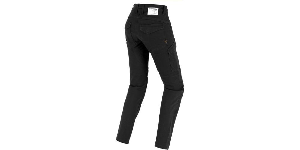 SpiDi Motorradhose Pathfinder Cargo Damen Motorrad Textilhose Knieprotektoren enthalten