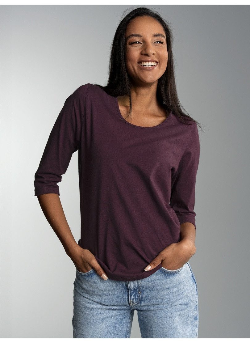T-Shirt TRIGEMA 3/4 Arm Shirt aus Biobaumwolle