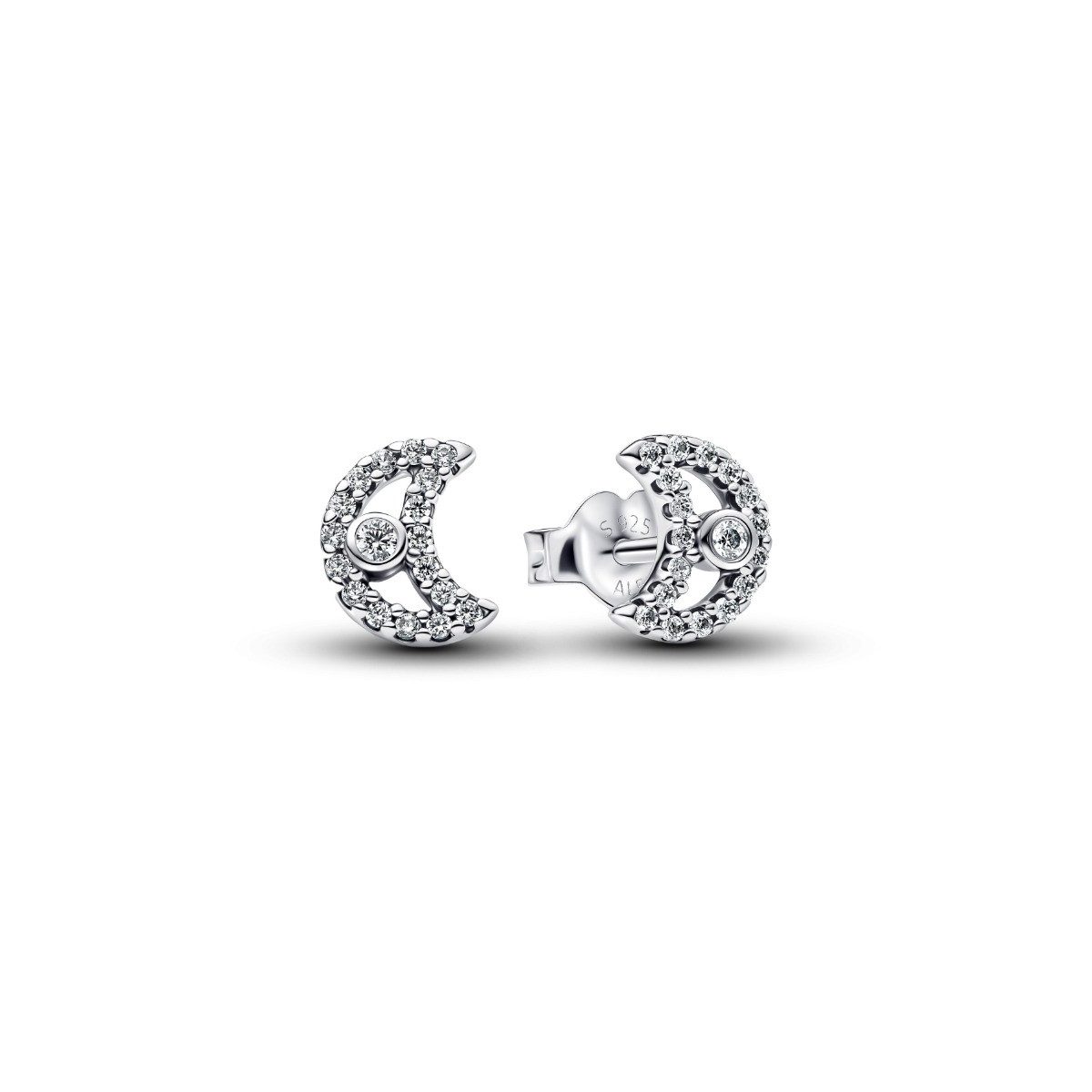 Pandora Paar Ohrstecker Ohrstecker Damen Funkelnder Mond Sterling-Silber 29 günstig online kaufen
