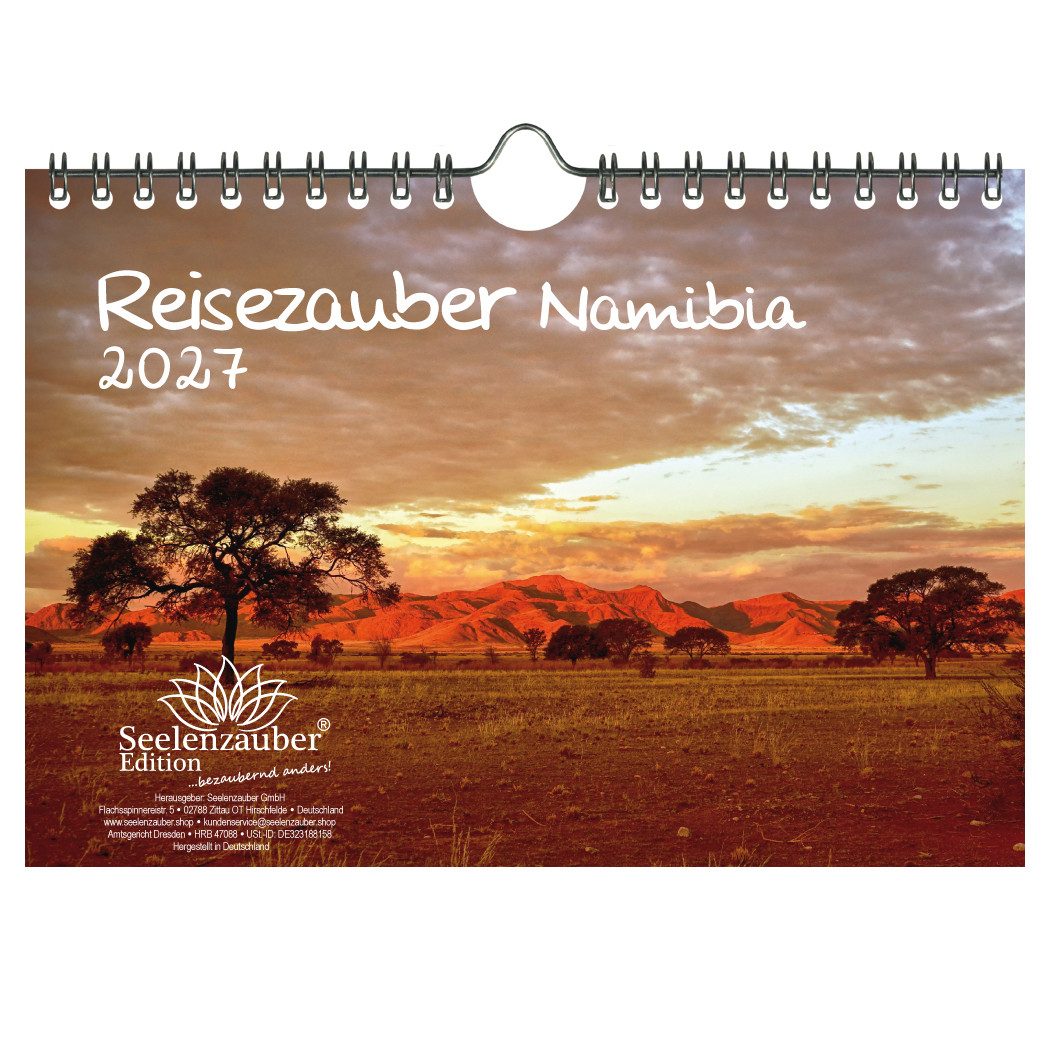 Seelenzauber Wandkalender Reisezauber Namibia DIN A3 Kalender für 2027 ...