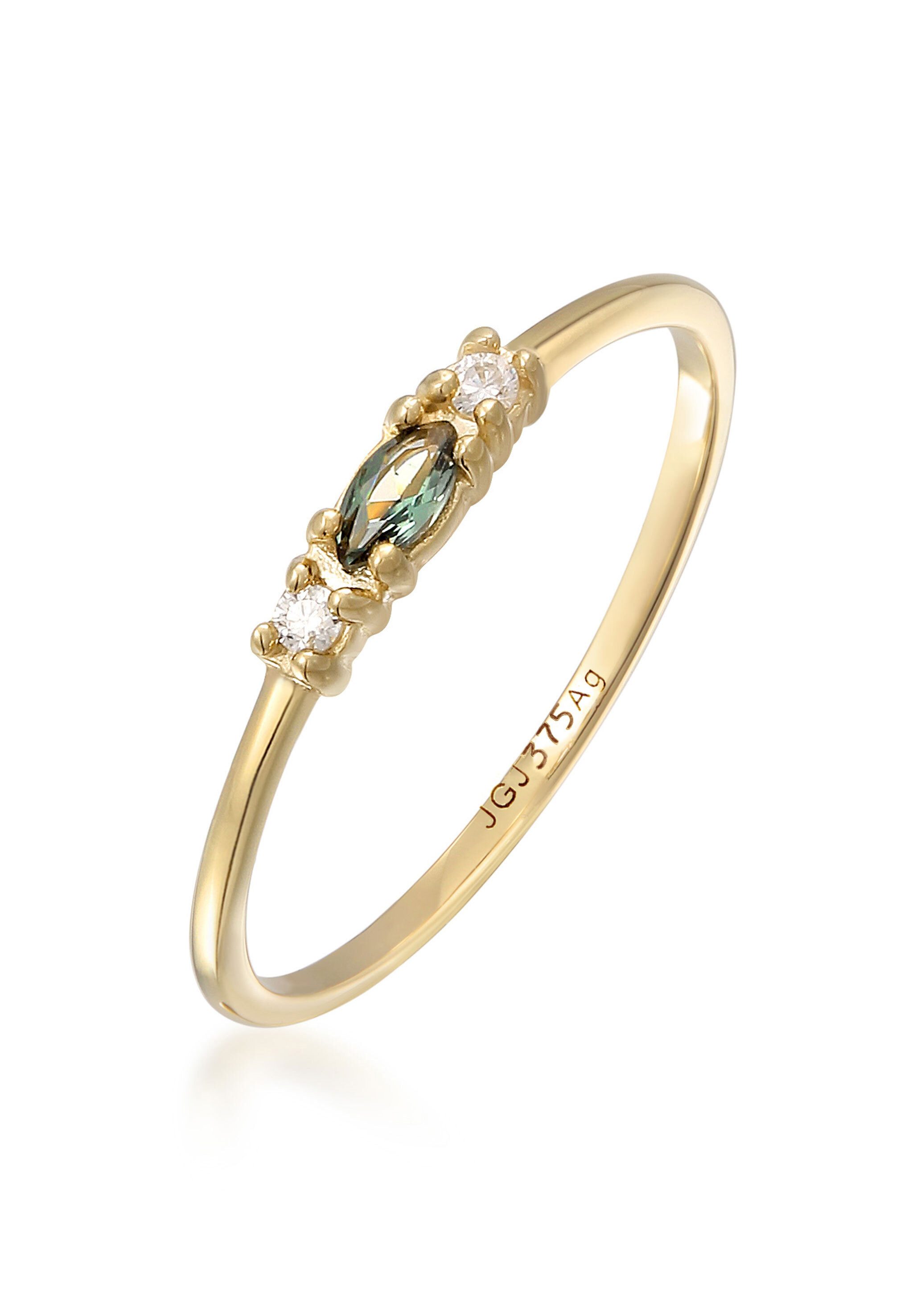 Elli Premium Fingerring Vintage Zirkonia Marquise günstig online kaufen