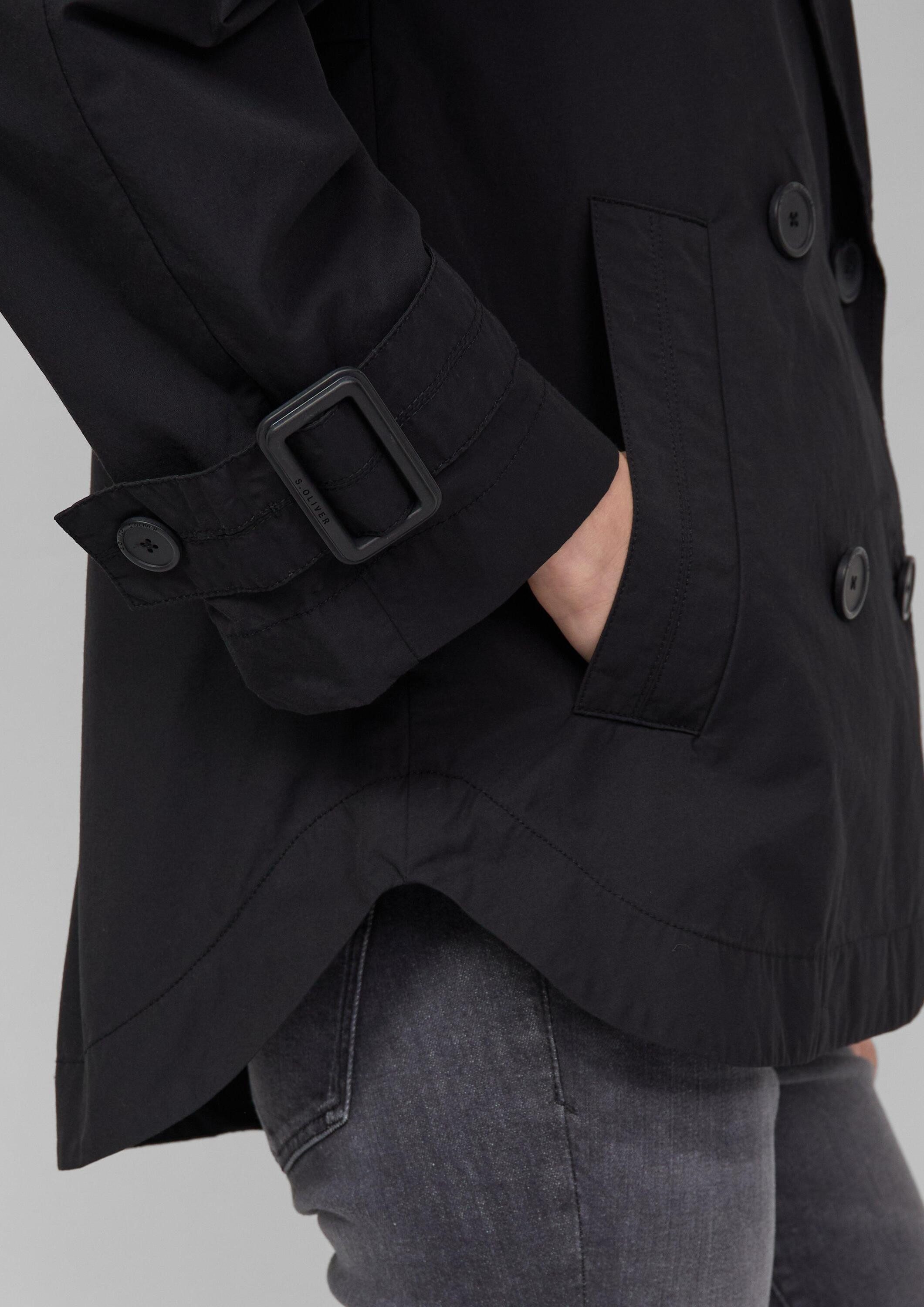 s.Oliver Funktionsjacke Outdoor-Jacke Cabanjacke im Relaxed Fit mit abgerundetem Saum – Bild 4 von 5