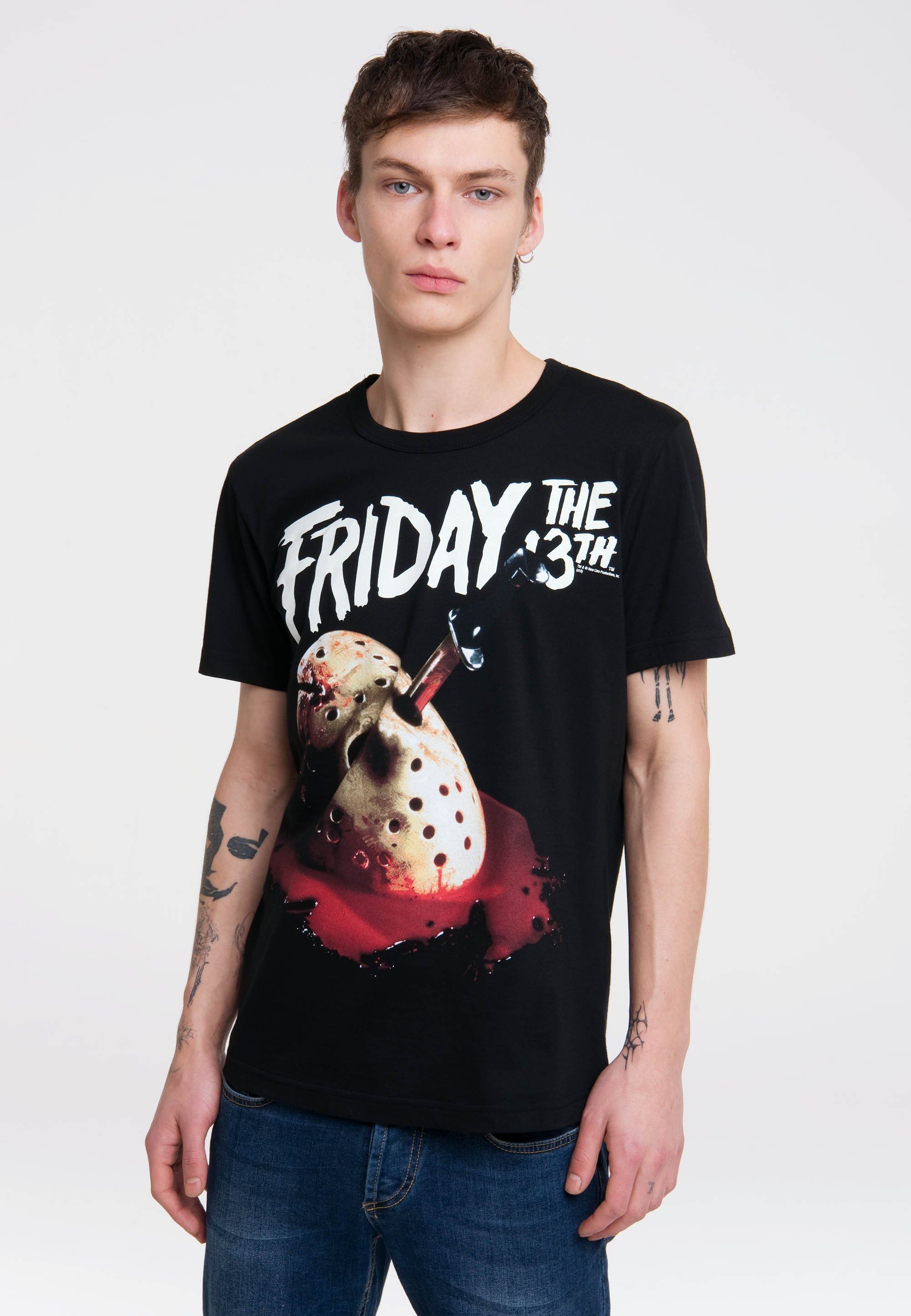 LOGOSHIRT T-Shirt Friday The 13th mit coolem Motiv