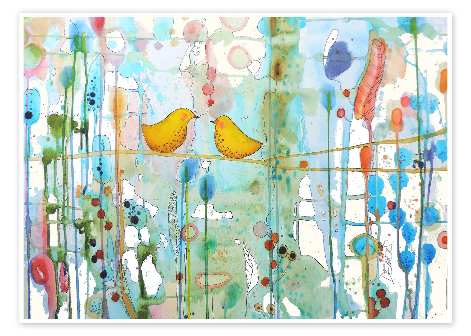 Posterlounge Wandbild In jedem Herzen, Sylvie Demers, erhältlich als Poster, Leinwandbild, Wandsticker oder Acrylglasbild