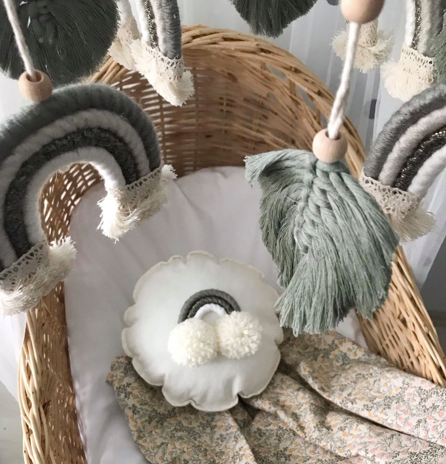 Baby Fancyroom Hängedekoration Makramee Babymobile Mobile günstig online kaufen
