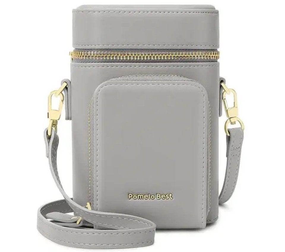 Pomelo Best Handytasche Damen Schultertasche Leder Geldbörse Kleine