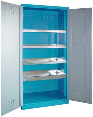 Güde Garten-Geräteschrank UMWELTSCHRANK TYP I, BxT: 92,5x38 cm, B/T/H: 92,5x38x193 cm, matt