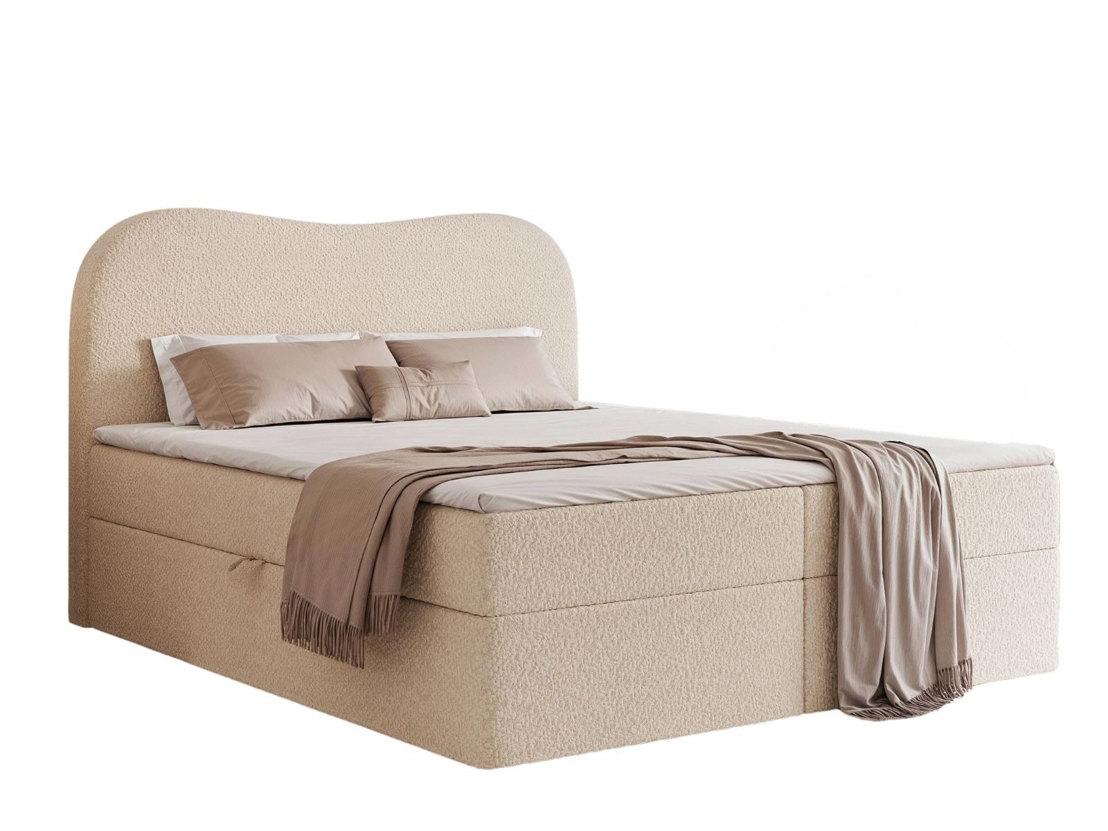 Compleo Boxbett Designerbett, Teenager-Bett für Mädchenzimmer, zwei Bettkasten (TOPSELLER), MADE IN EU, Stauraumbett
