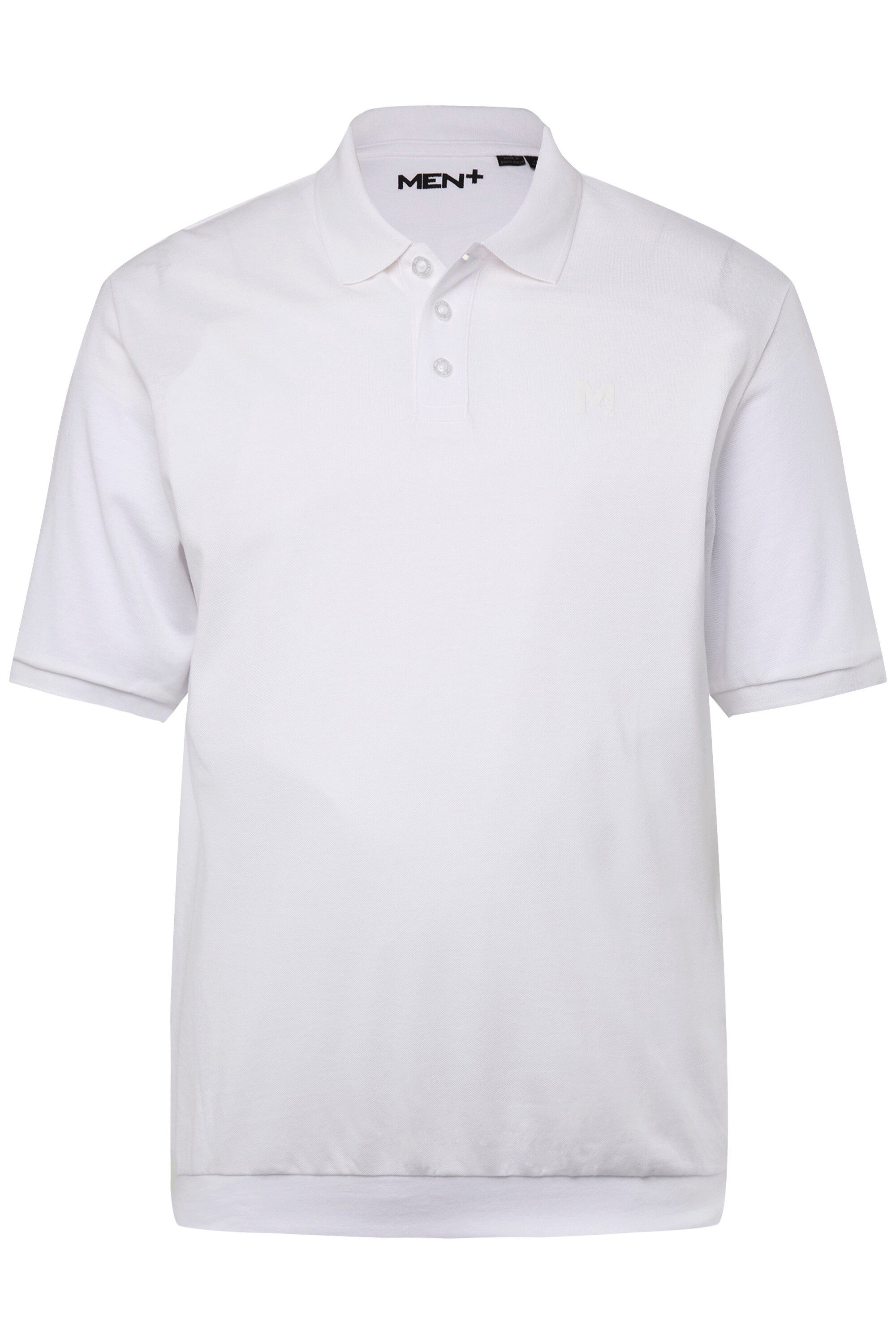 Men Plus Poloshirt Poloshirt Bauchfit Basic Piqué Halbarm Bestseller – Bild 2 von 3