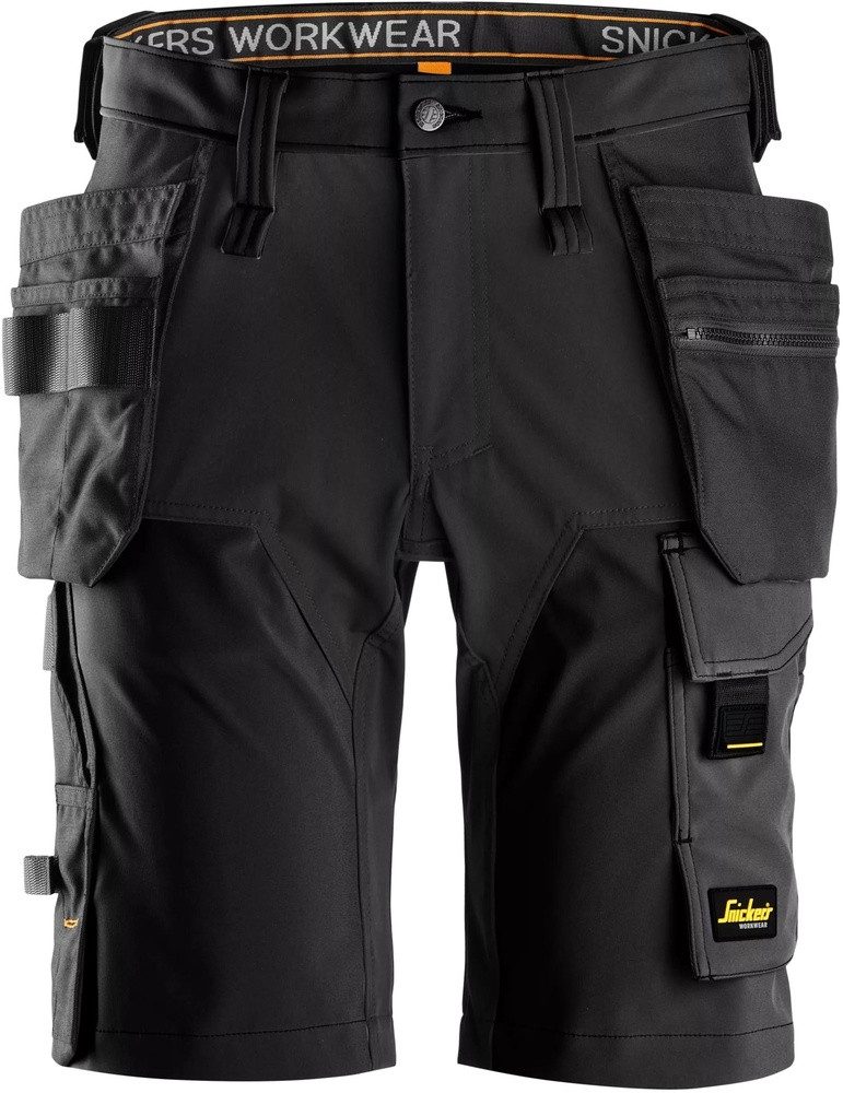 Snickers Workwear Arbeitsshorts 6175, 4-Wege Stretchshorts mit Holstert.