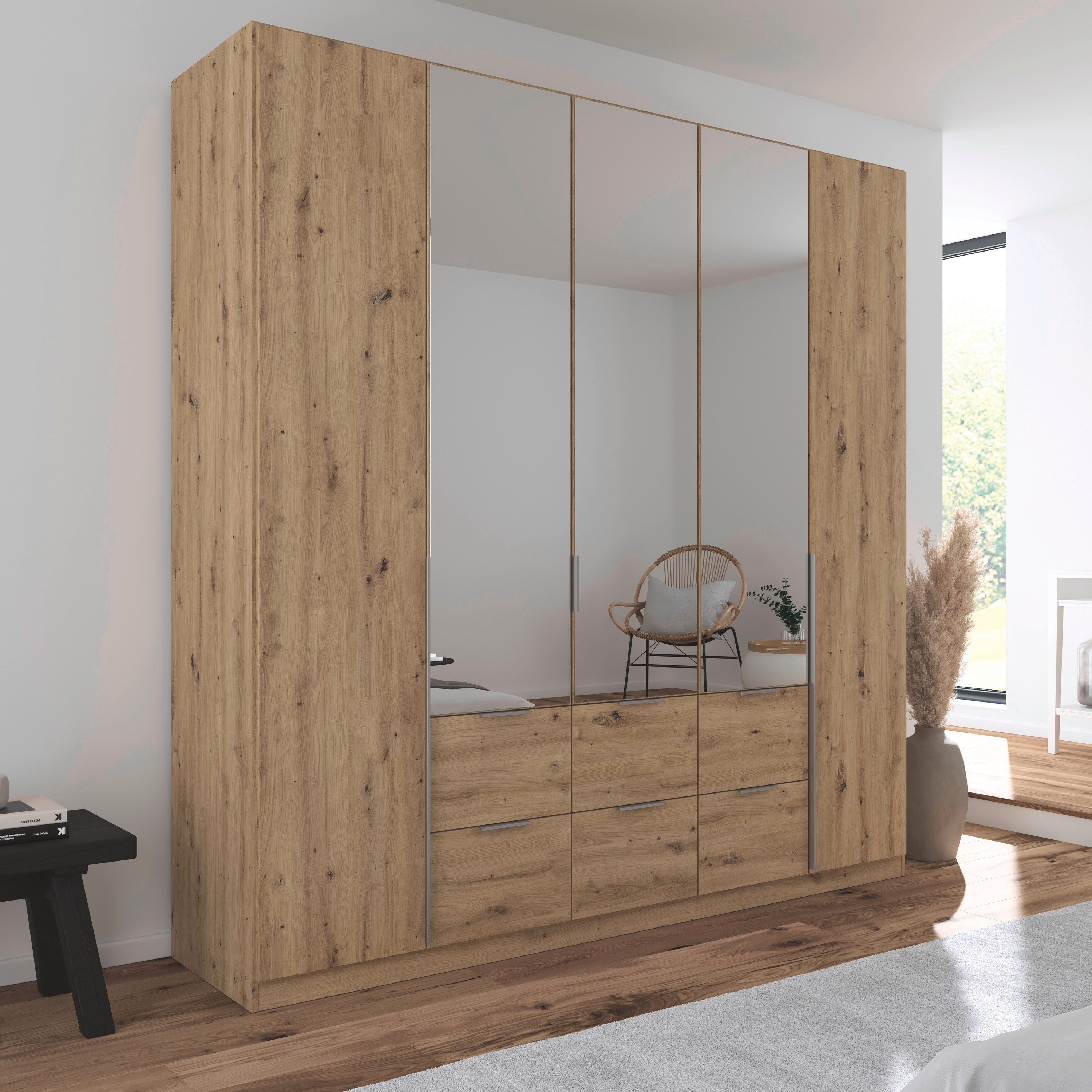 rauch Drehtürenschrank Kleiderschrank Schrank Garderobe AGORDO günstig online kaufen