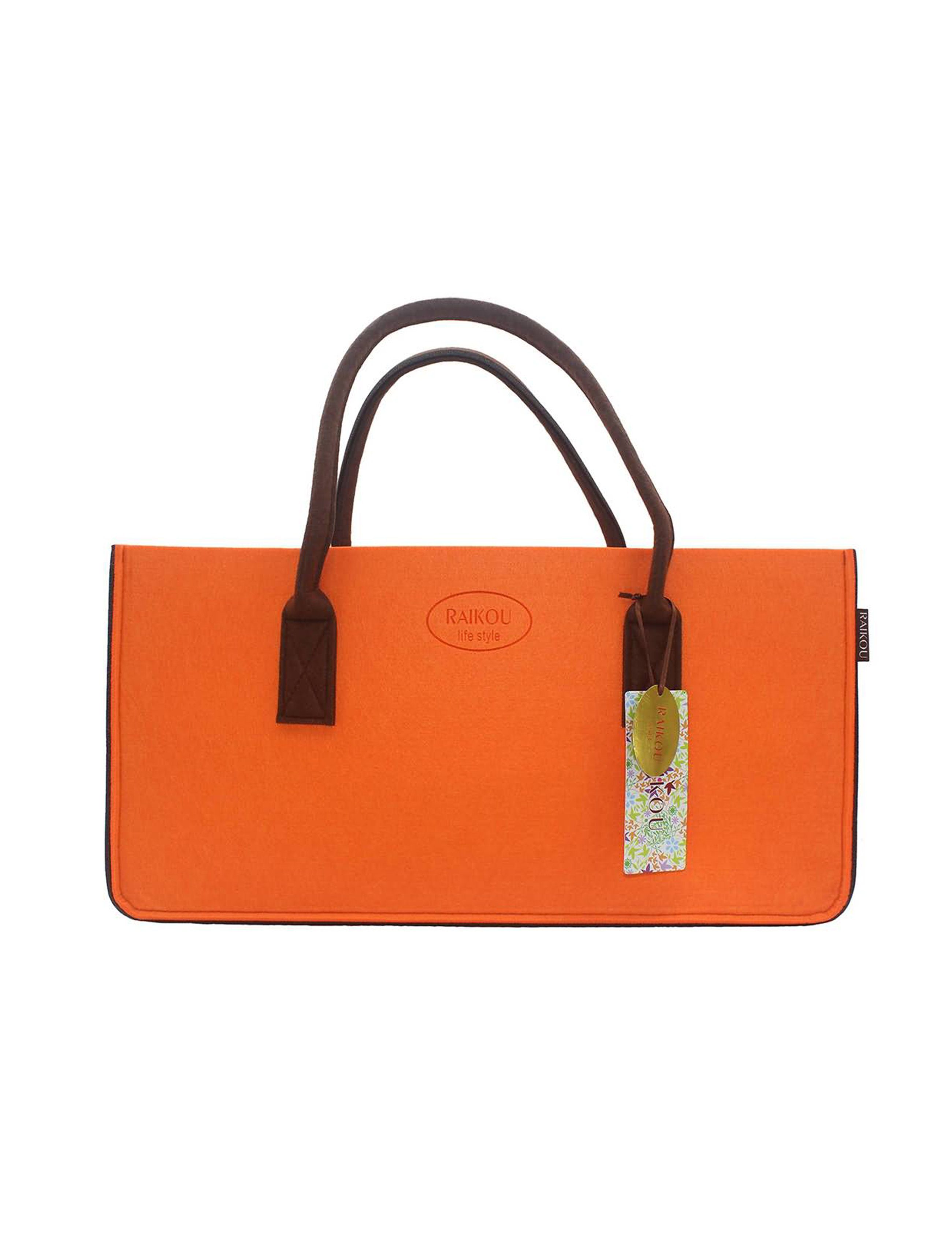 RAIKOU Шопер для покупок Filztasche Kaminholztasche Spielzeugaufbewahrung 5 mm dicke Filze, für Einkaufs Kamin Holz Zeitungsholz Spielzeug