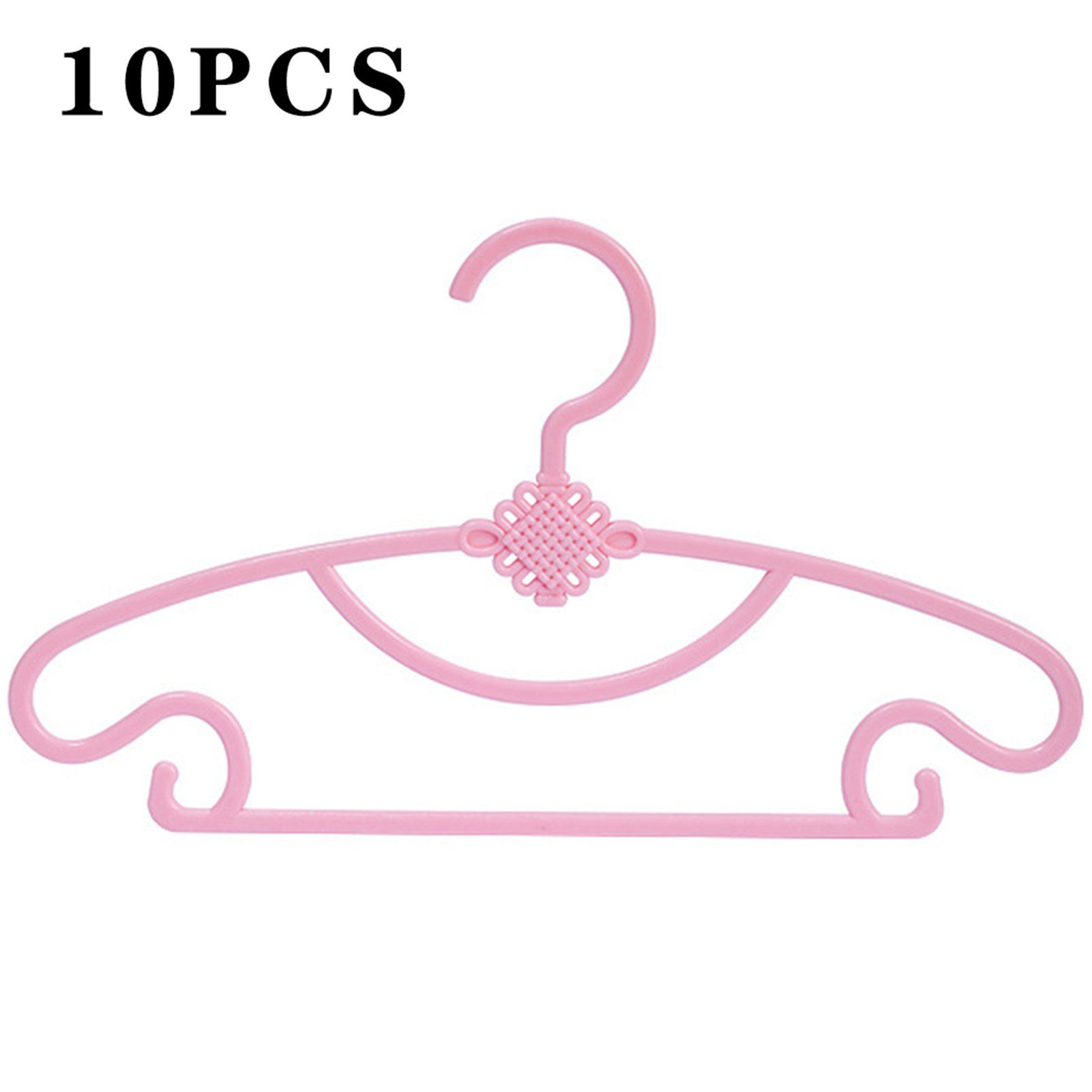 Blusmart Kleiderbügel Chinesische Knoten Kinder Kleidung Rack Kinder Kleine Kleidung Hängen Rosa
