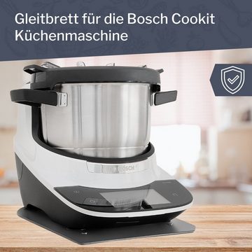 Leckerhelfer - automatisch Lecker Ablageregal Gleitbrett passend für die Bosch Cookit Küchenmaschine, Made in Germany