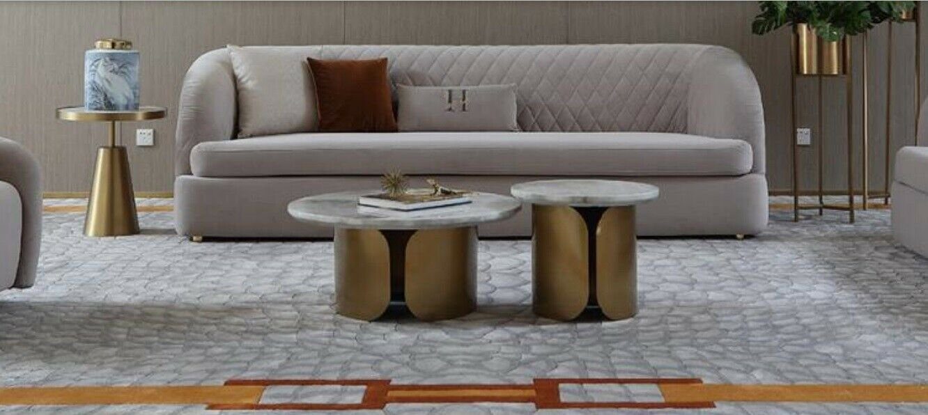 Neu, Made Sofa 3-er grauer JVmoebel in Sitz Stilvoller Dreisitzer Polstermöbel Europe Couch