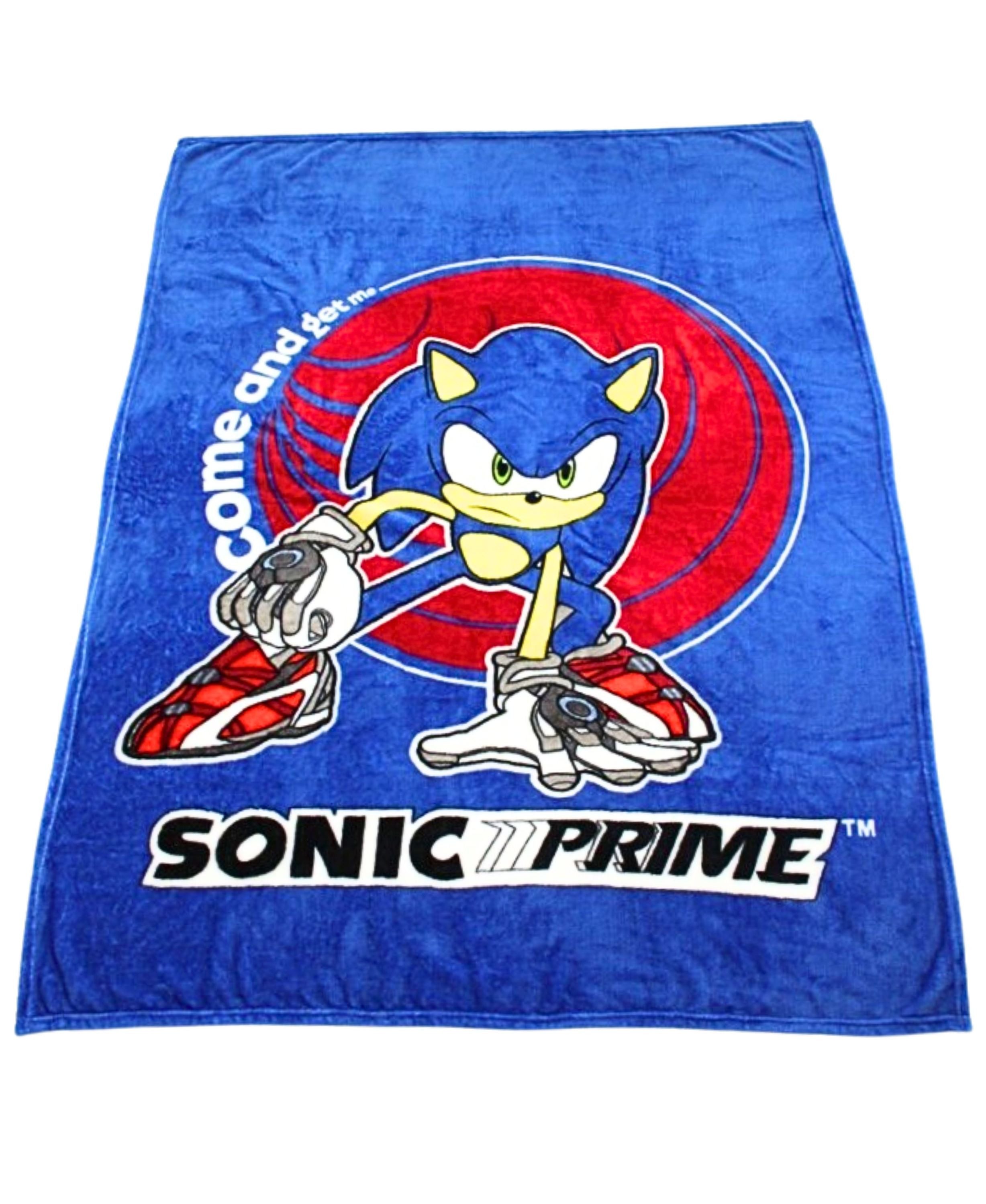 Kinderdecke SEGA, Sonic SEGA, Flanelldecke weiche Kuscheldecke 110 x 150 cm günstig online kaufen