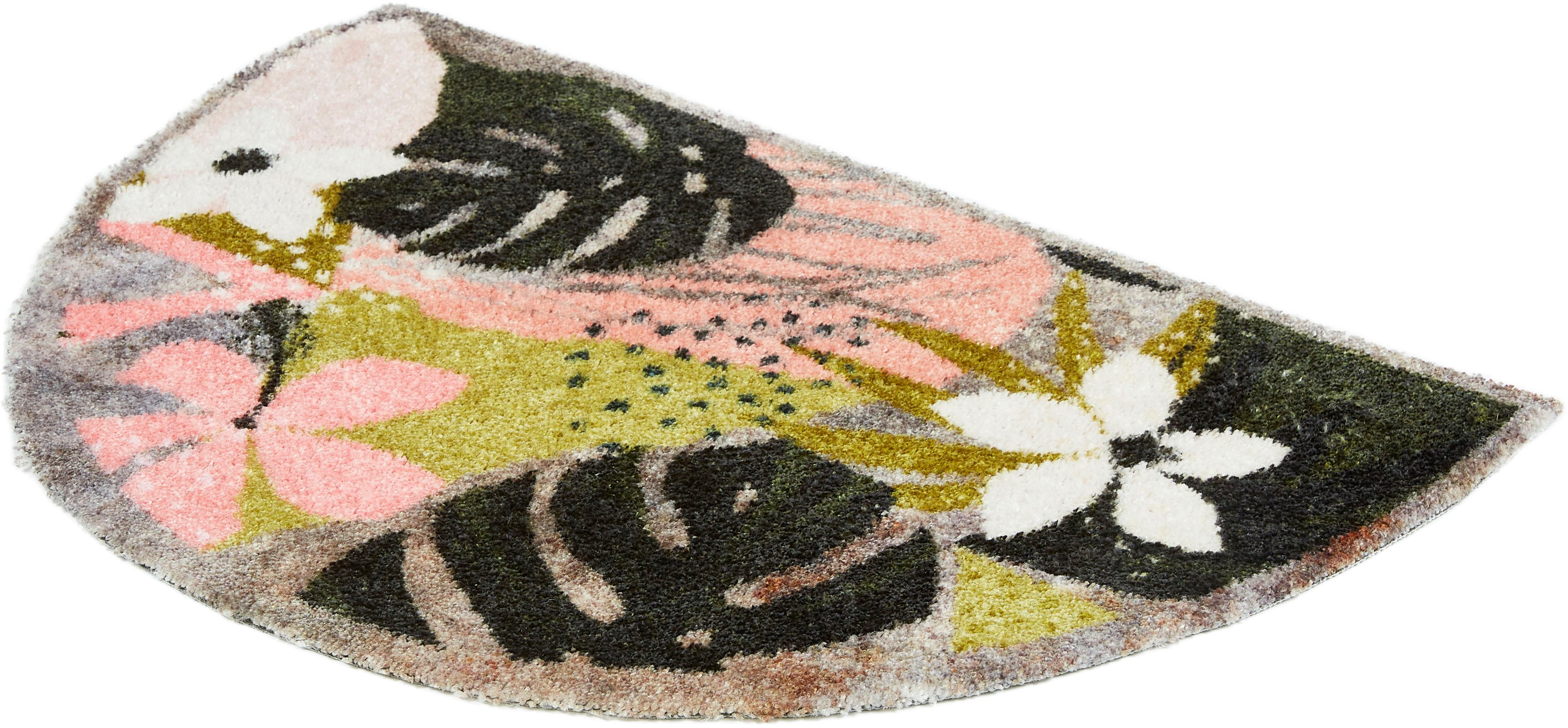 ASTRA Fußmatte Pure&Soft 013, halbrund, Höhe: 7 mm, Sauberlaufmatte, weiche Oberfläche, waschbar, rutschfest