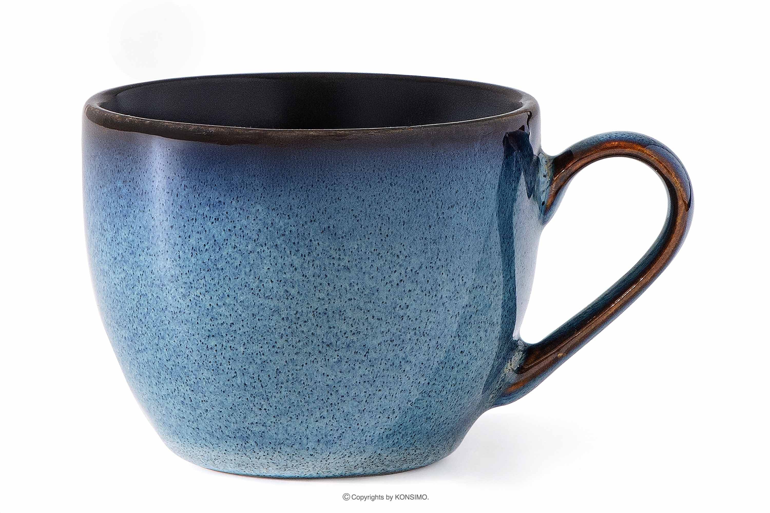 Ritzenhoff & Breker Espressotasse RITZENHOFF & BREKER BALI Espressotassen-Set, jedes Stück ein Unikat, 6-tlg., Steinzeug, 90 ml, Reaktivglasur, spülmaschinengeeignet, mikrowellengeeignet