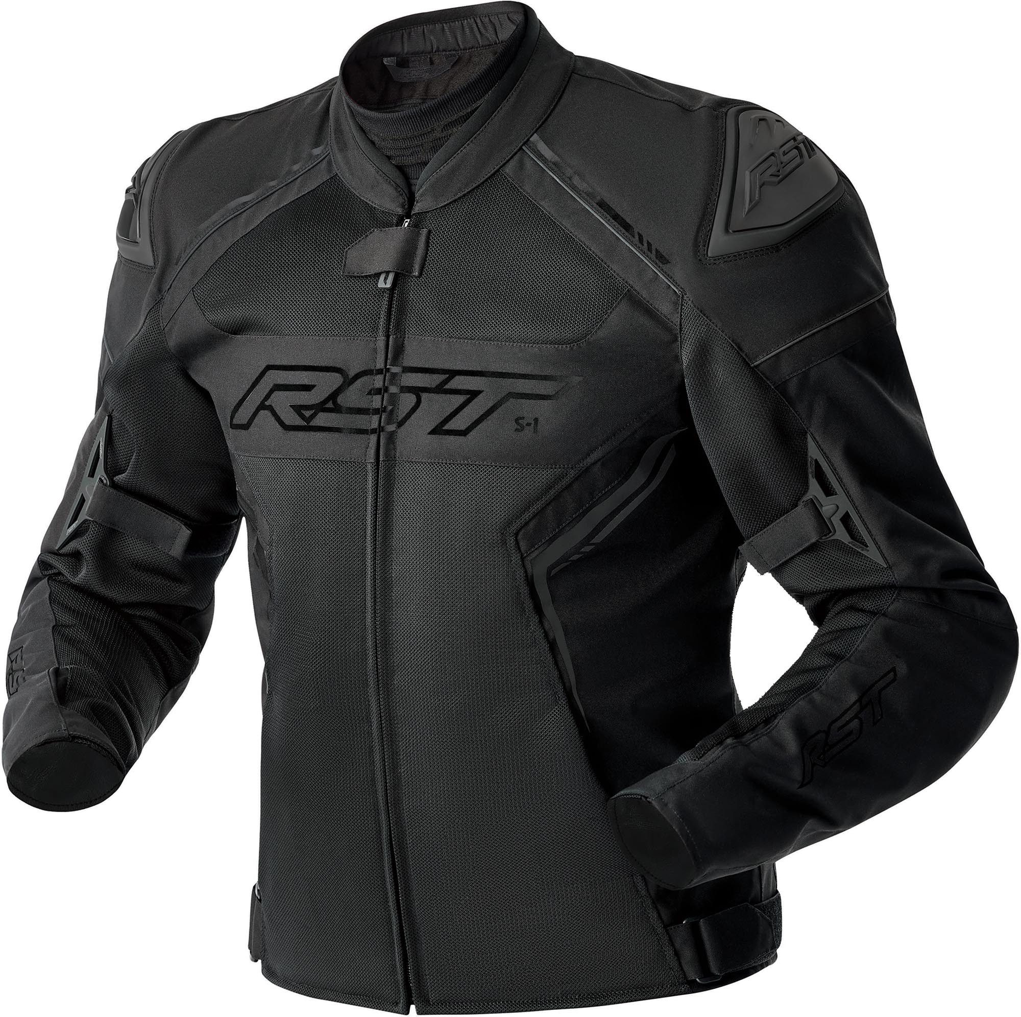 RST Motorradjacke S1 Mesh D3O wasserdichte Motorrad Textiljacke Verbindungsreißverschluss,Ellenbogenprotektoren enthalten,herausn