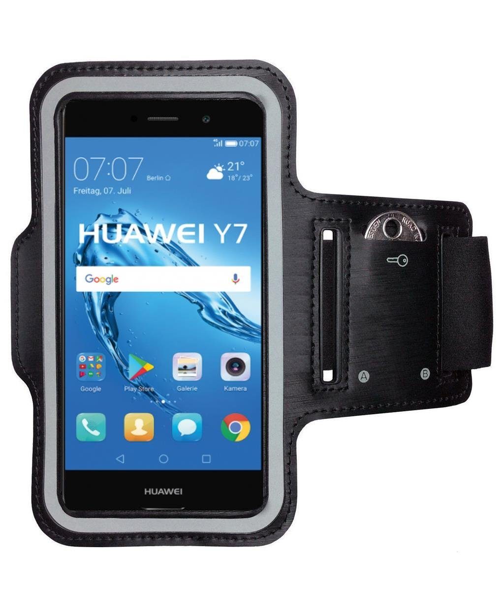 CoverKingz Handyhülle Huawei Y7 Handy Sport Armband Hülle Sportarmband Laufhülle Fitness