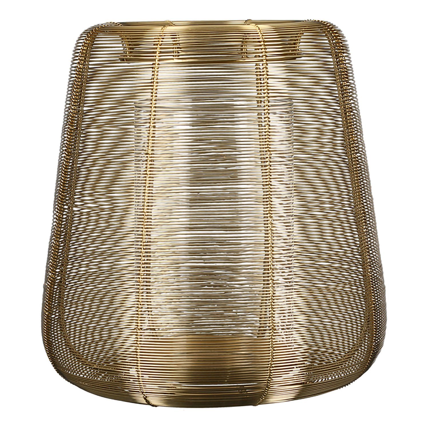 Windlicht GILDE Windlicht Lucerno - gold - H. 29cm x D. 25cm