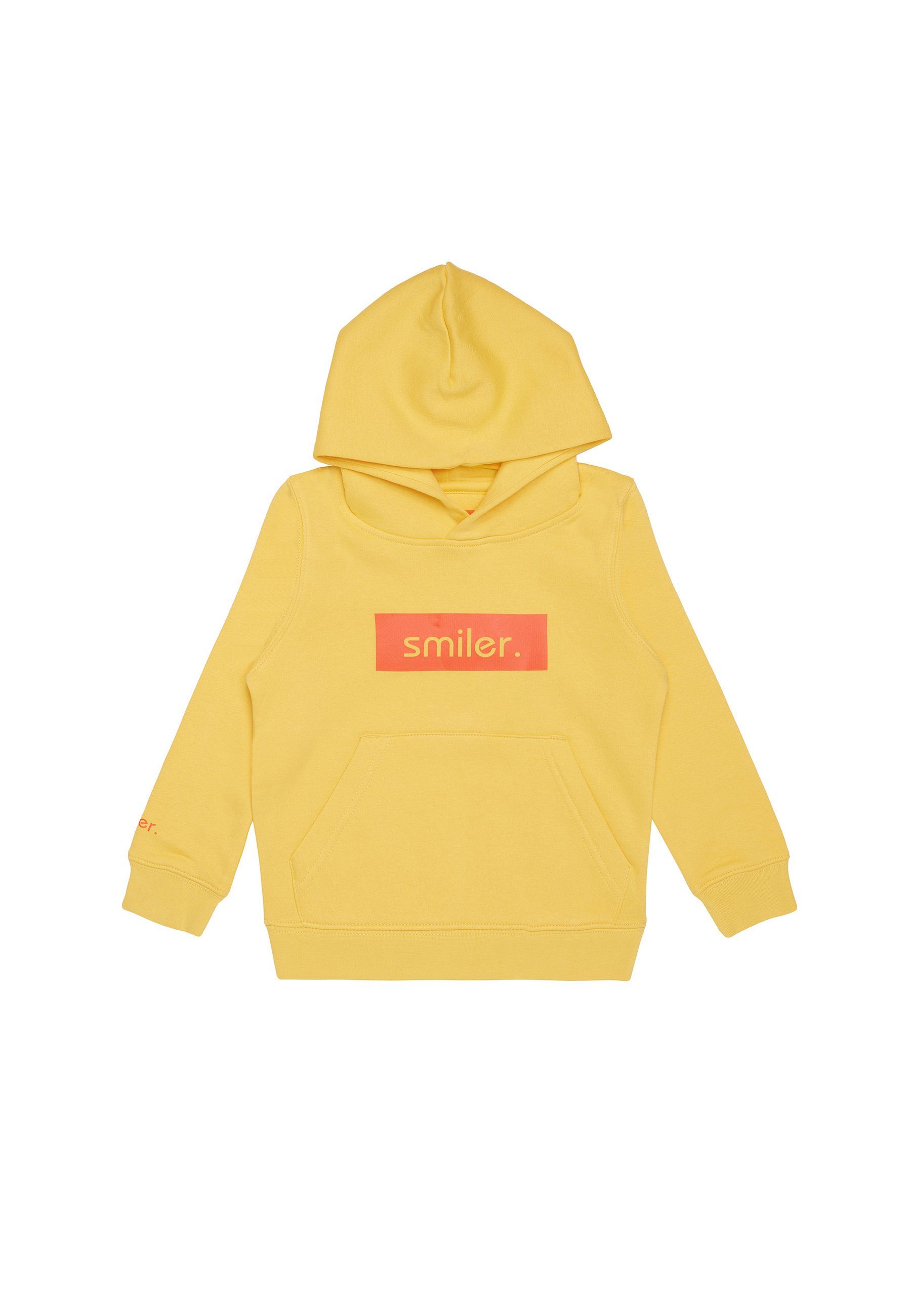 smiler. Kapuzensweatshirt mini-buddy. mit Label-Applikationen