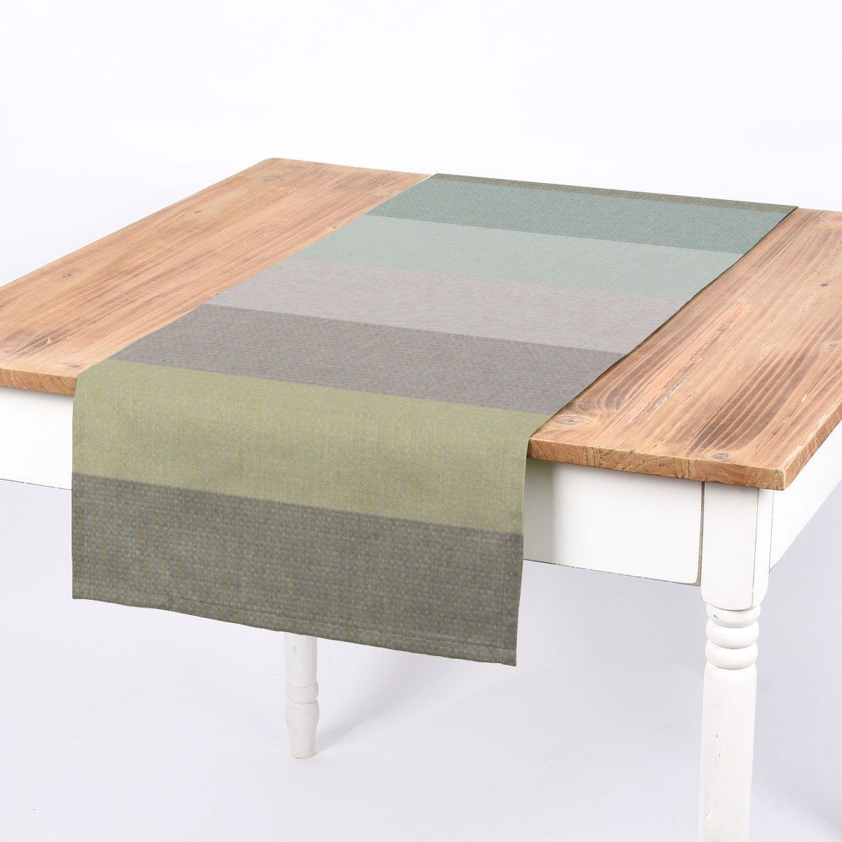 SCHÖNER LEBEN. Tischläufer SCHÖNER LEBEN. Tischläufer Streifen 9,5cm grau m günstig online kaufen