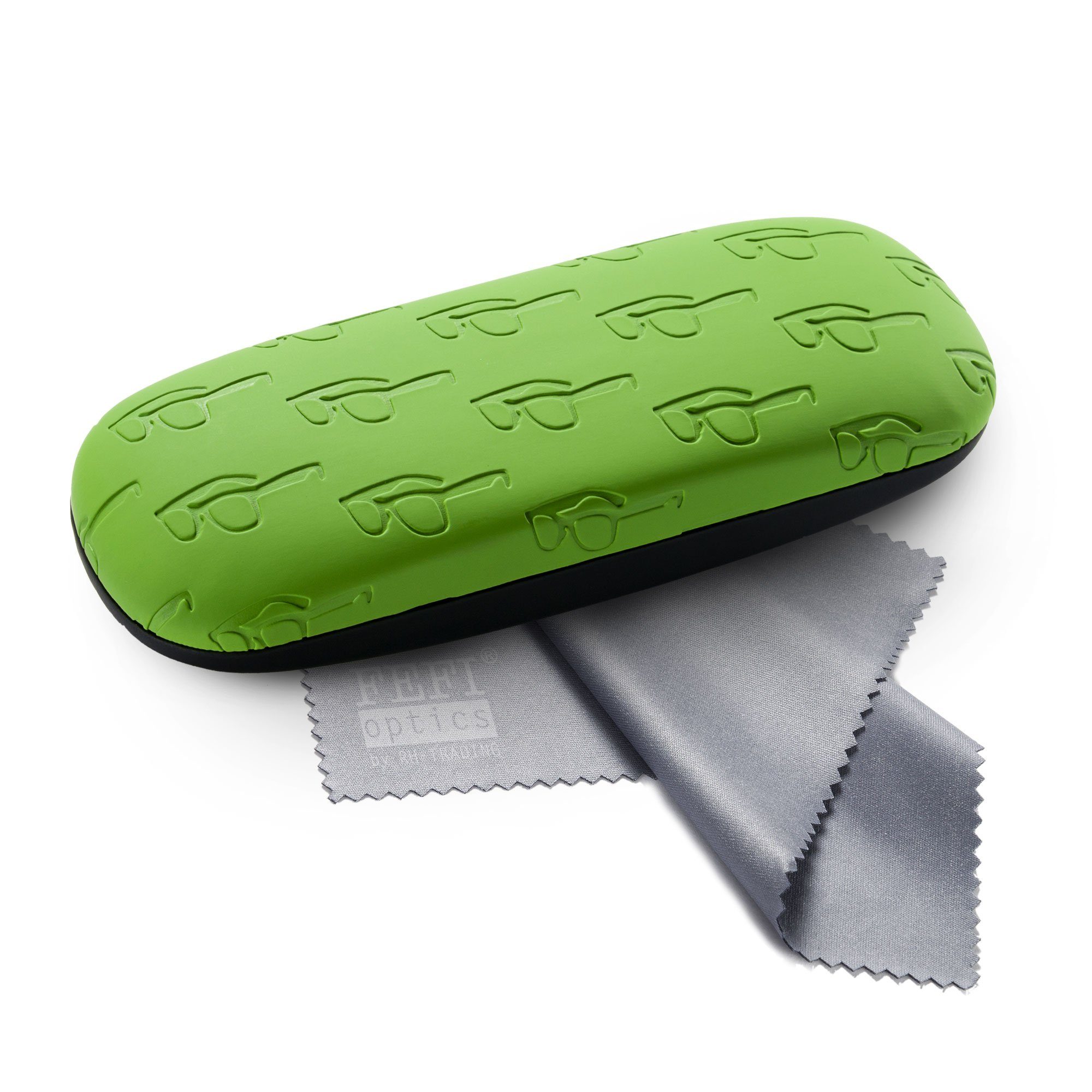 FEFI Brillenetui Hardcase Softtouch im geprägten Brillen-Design