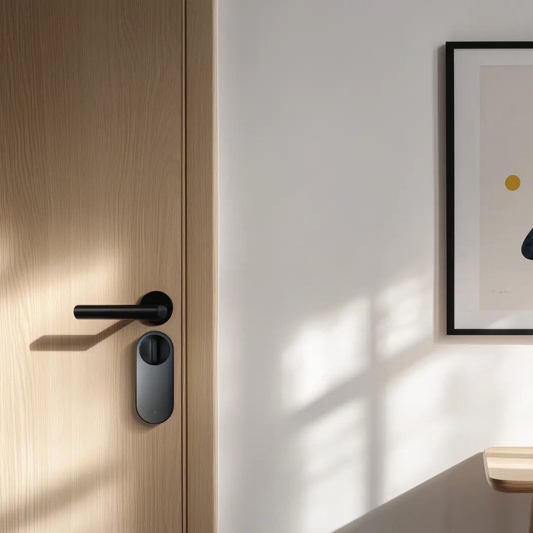 Aqara Türschlossantrieb U200 Lite Kit, (Unterstützung für Matter over Thread, Einfache Installation), Unterstützt Apple Home, Google Home, Alexa und SmartThings