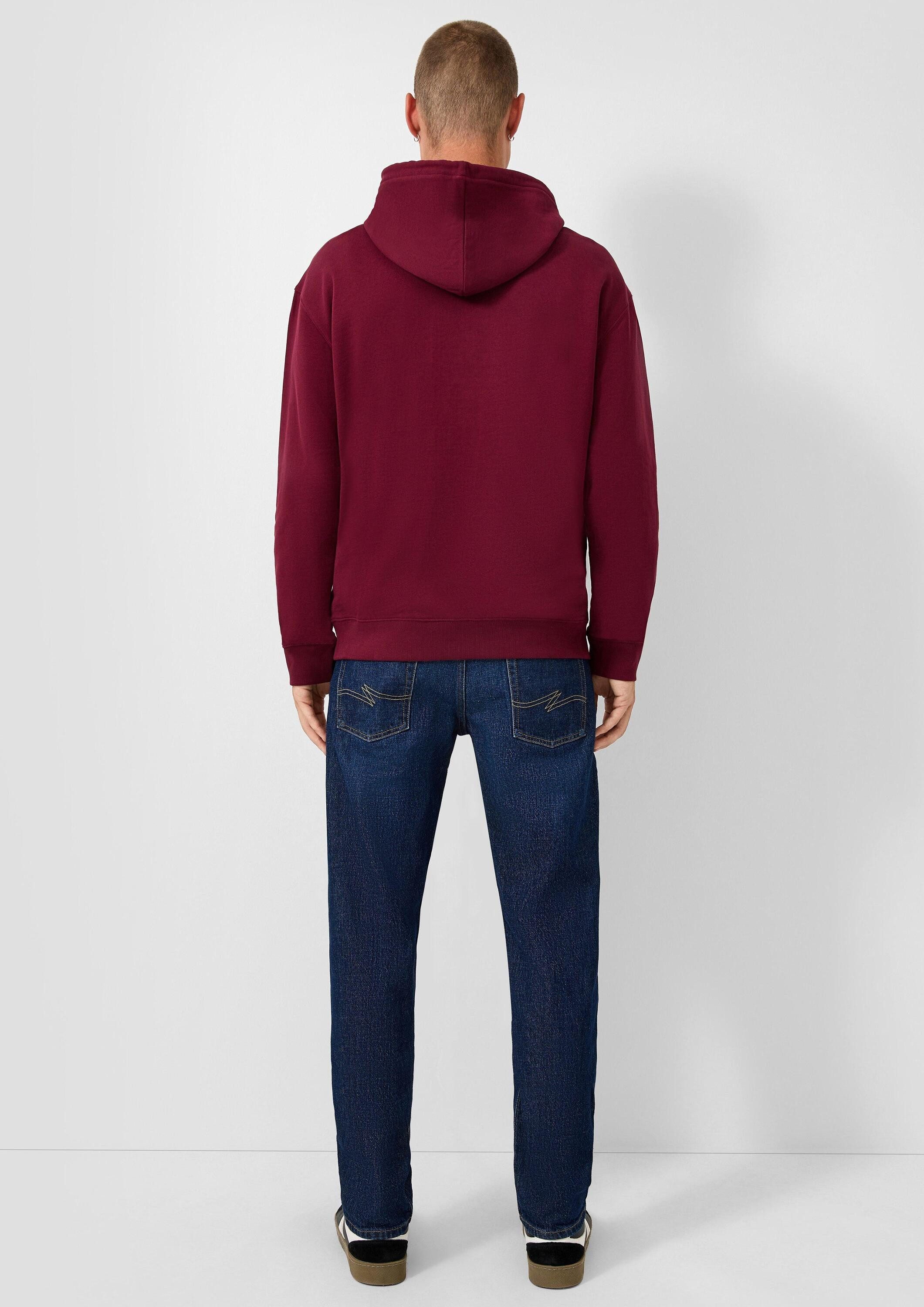 QS Sweatshirt Sweatshirt Hoodie mit Frontdruck, QS x Von Dutch