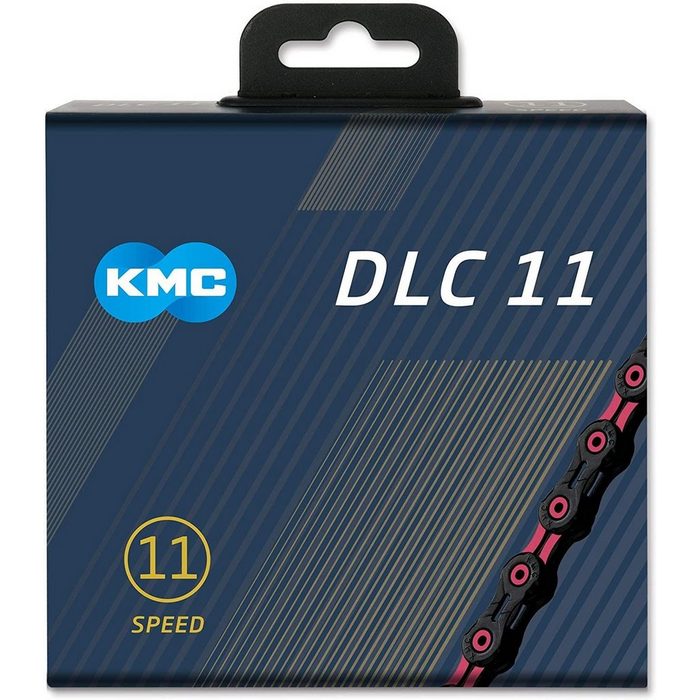 Fahrradketten Kette KMC DLC 11 schwarz/pink 11s/118 Gl