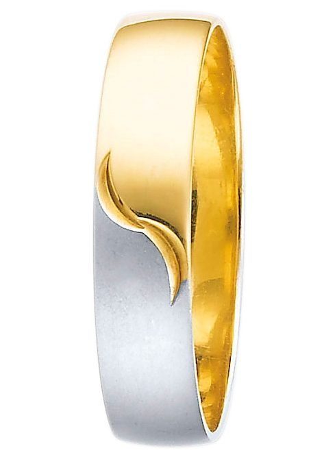 Firetti Trauring Schmuck Geschenk Gold 375 Hochzeit Ehering Trauring "LIEBE", Made in Germany, wahlweise mit oder ohne Brillant