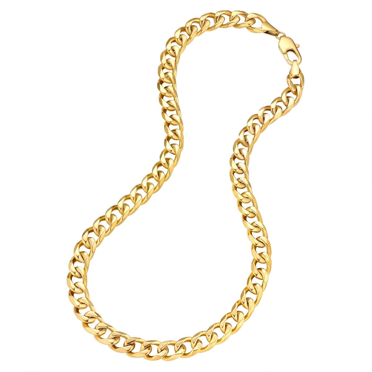 True Rebels Edelstahlkette gelbgold