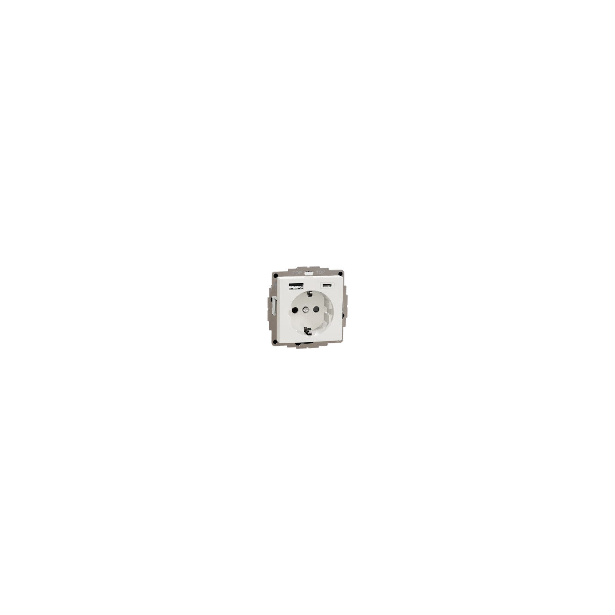 merten Steckdose Merten Schuko Steckdose mit USB Ladegerät MEG2367-0319