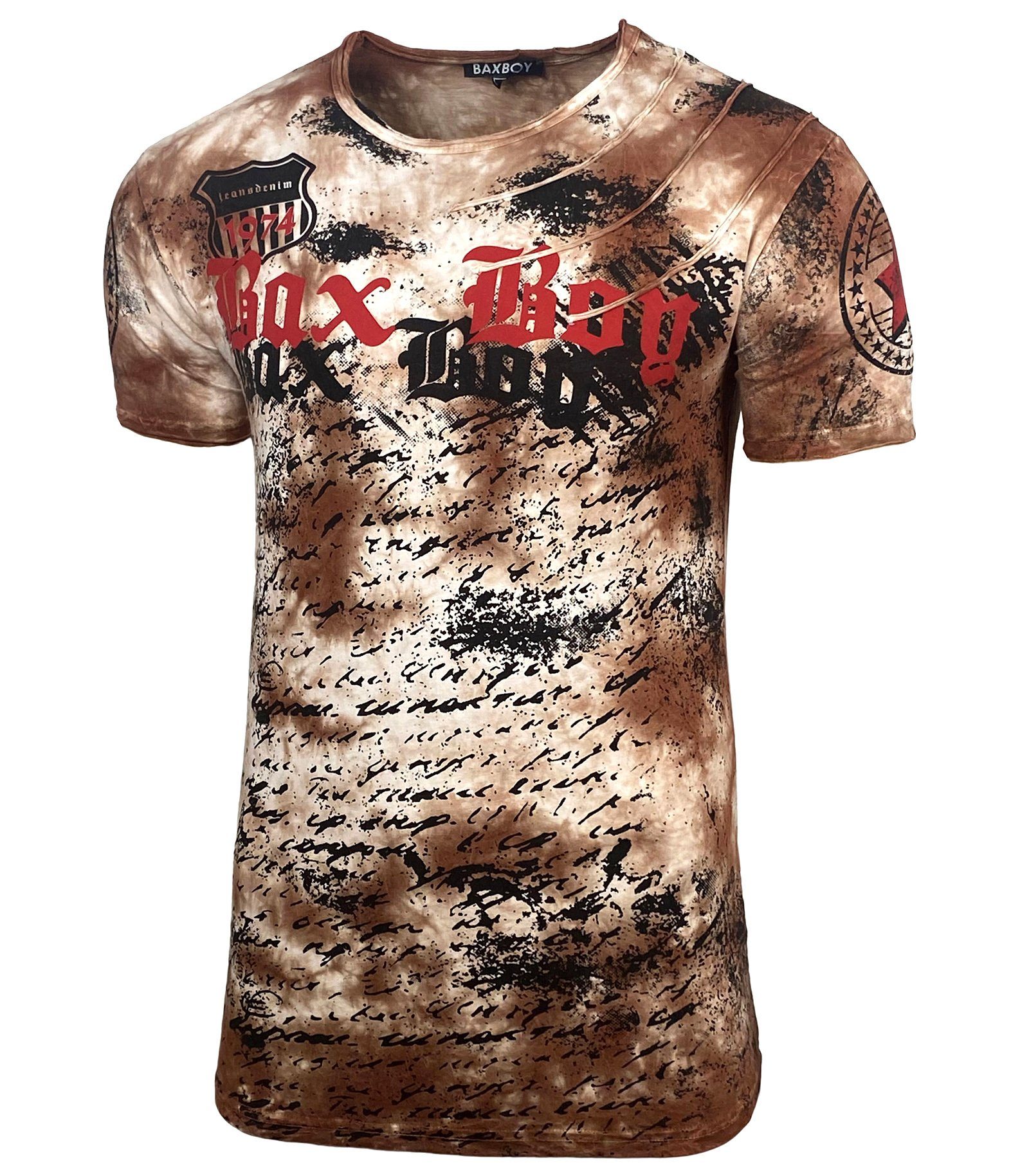 Baxboy T-Shirt Baxboy Waschung T-Shirt mit günstig online kaufen
