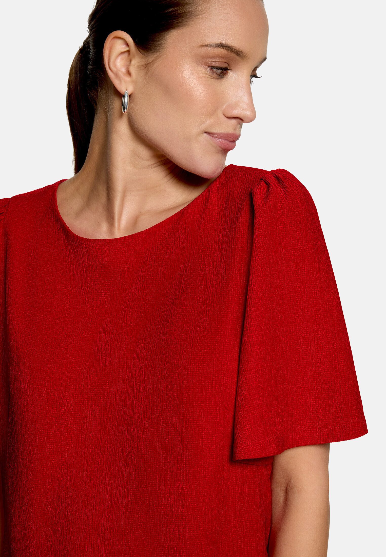 Zero Jerseykleid Damen kurzarm Material.