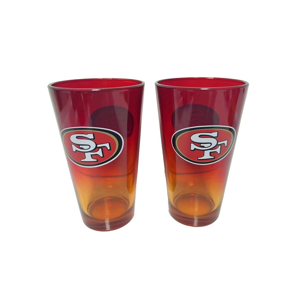 San Francisco 49ers San Francisco 49ers Pint Glass 2er-Set, Glas