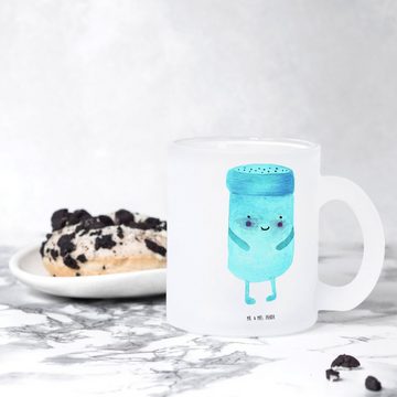 Mr. & Mrs. Panda Teeglas Beste Freunde Salz - Transparent - Geschenk, Teetasse aus Glas, Glas, Premium Glas, Liebevolles Design