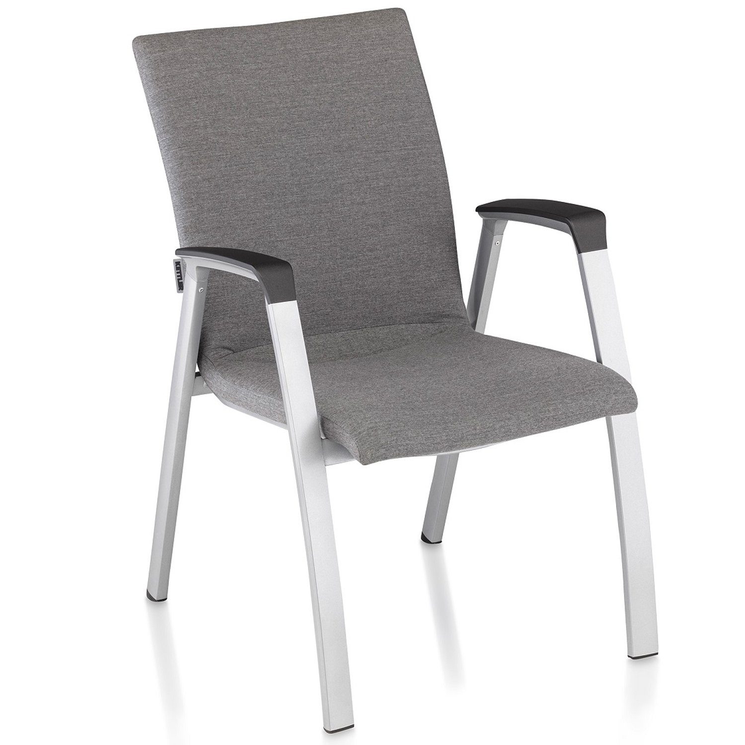 KETTLER Gartenlounge-Sessel Kettler FORMA II Premium Stapelsessel Sunbrella Silber