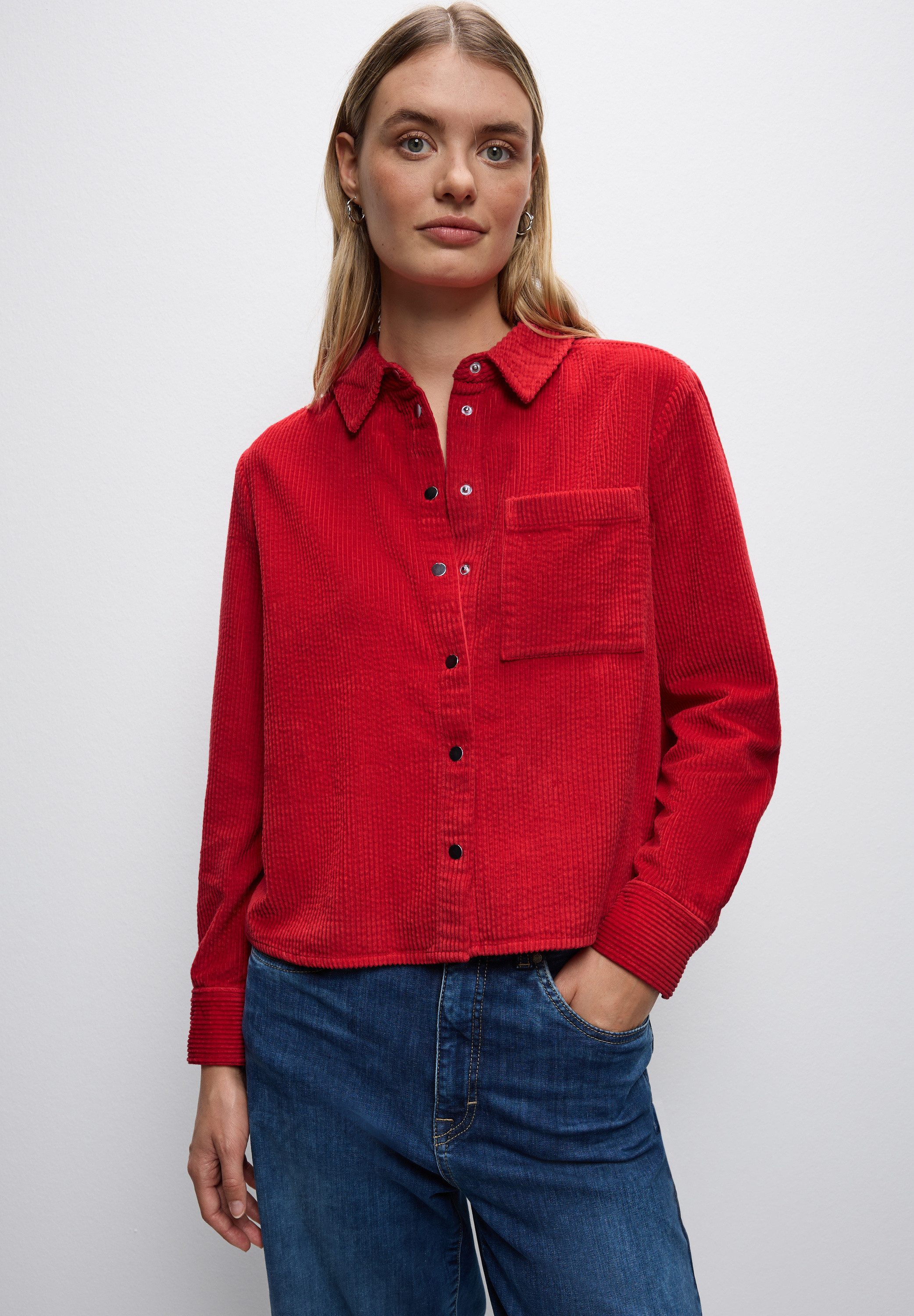 STREET ONE Hemdbluse mit Brusttasche günstig online kaufen