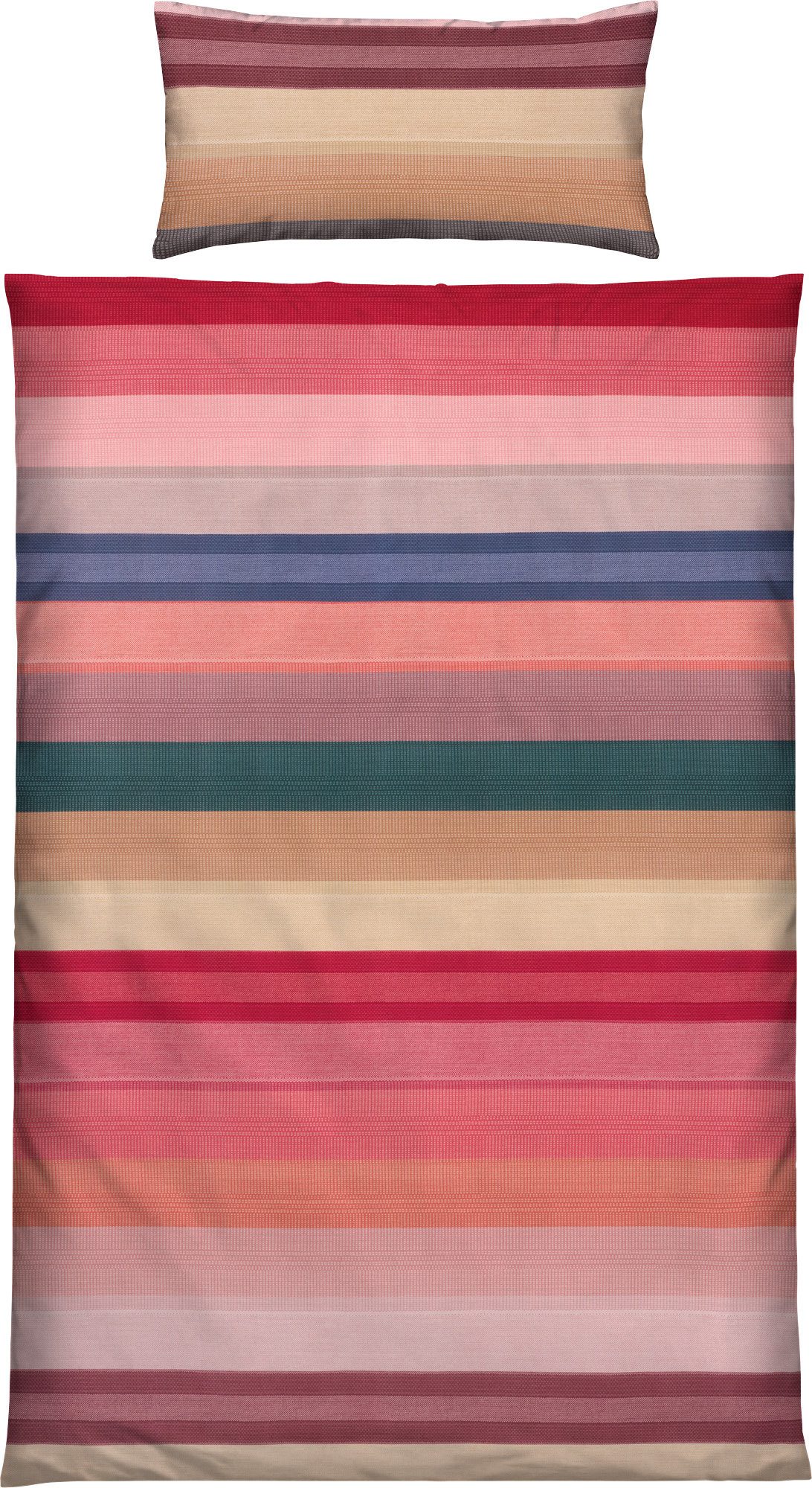 REDBEST Bettwäsche Bettwäsche, Polyester, Microfaser Streifen