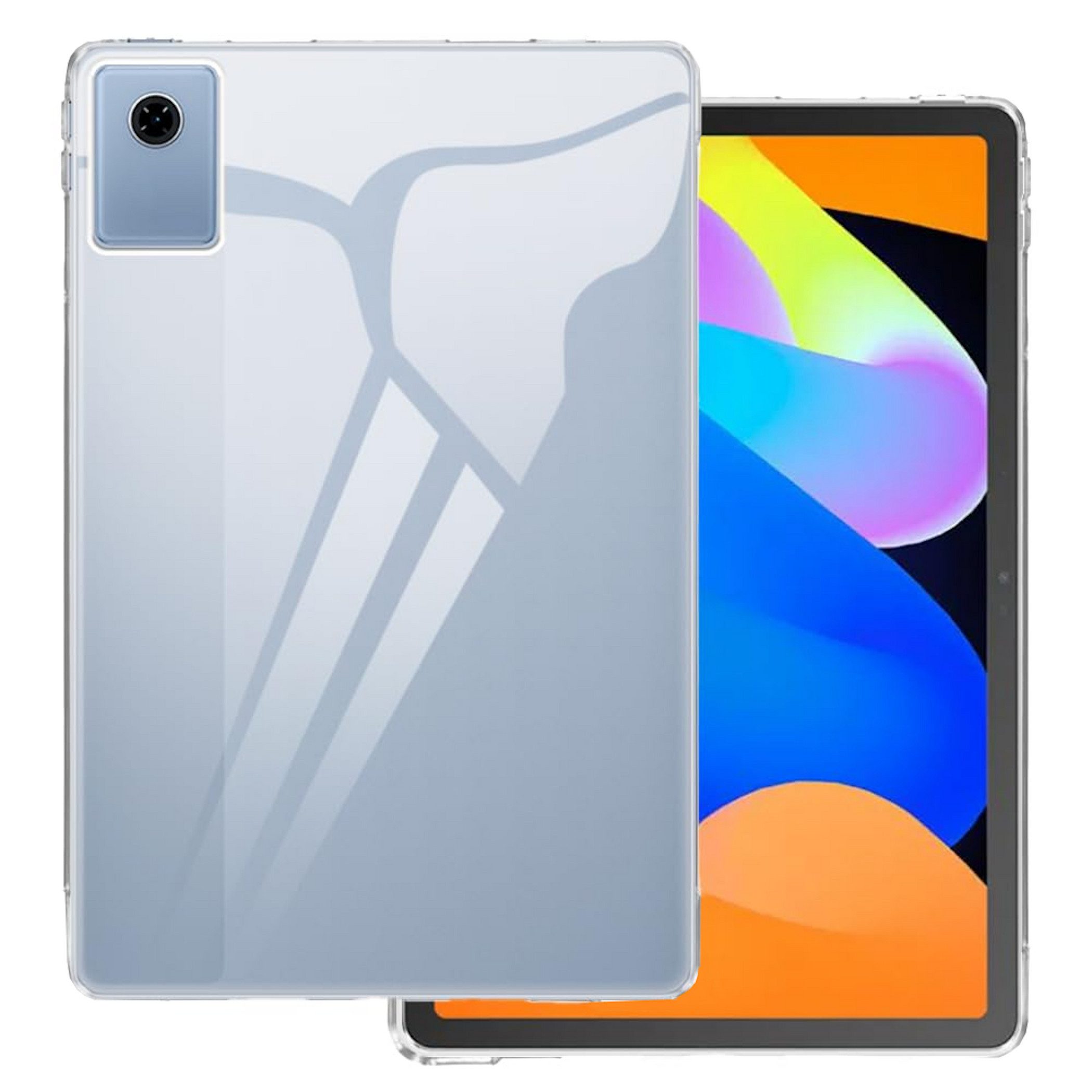 Wigento Tablet-Hülle Für Lenovo Idea Tab 11 Zoll Schock TPU Silikon Schutzhülle Transparent, Schock Silikon TPU Tablet Schutz Hülle