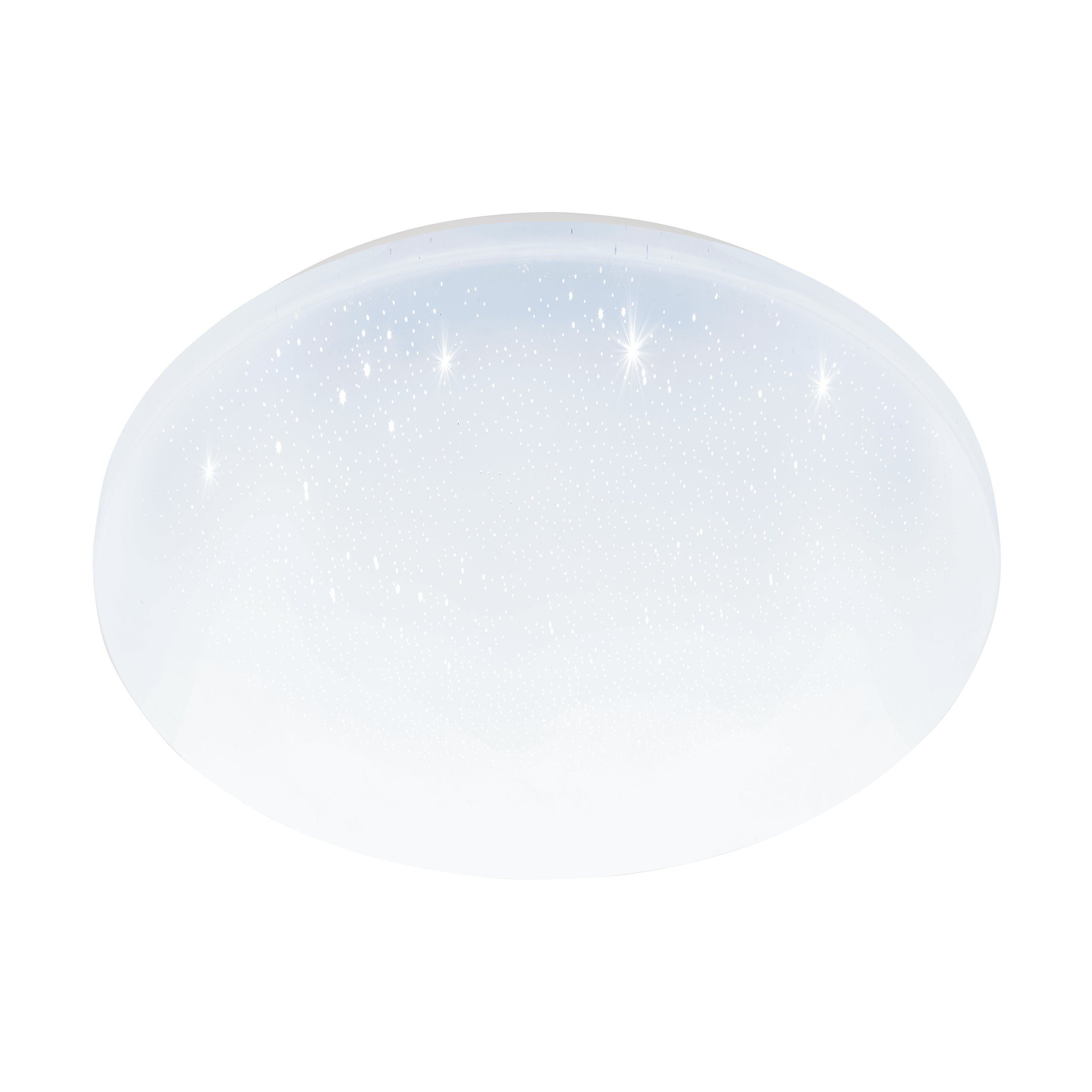 EGLO LED Deckenleuchte Pogliola-s, Leuchtmittel inklusive, Ø 31 cm, Kristall Deckenleuchte, Badleuchte, Badezimmer Lampe, IP44