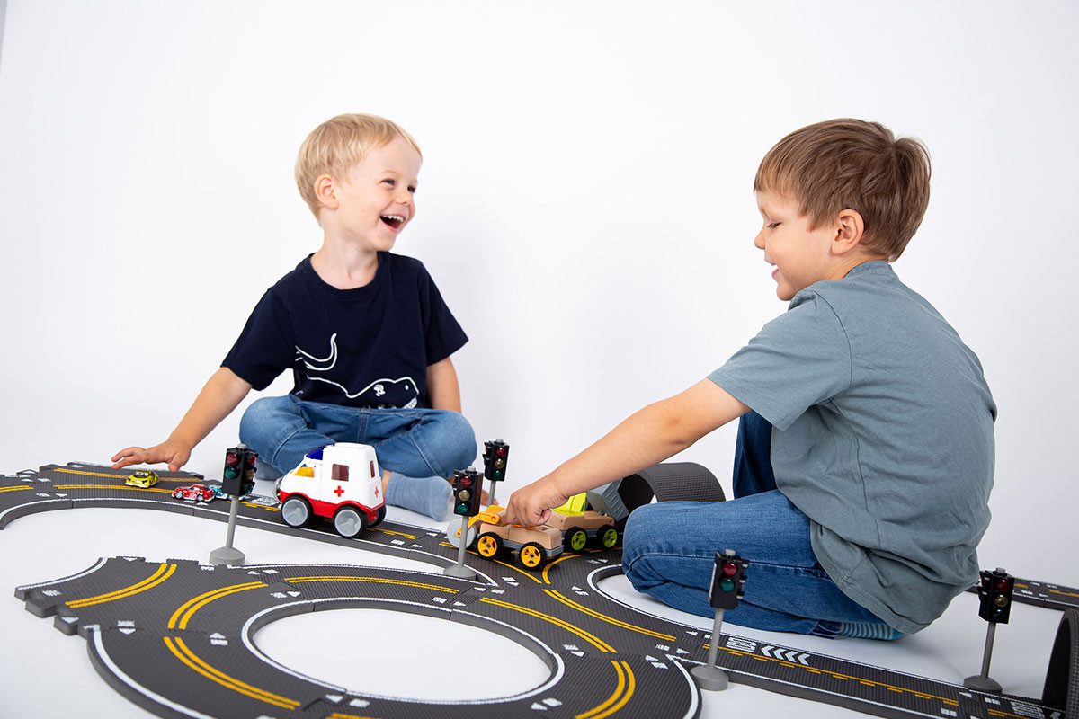 GOWI Spielzeug-Auto Spielstraße, (36-tlg) günstig online kaufen